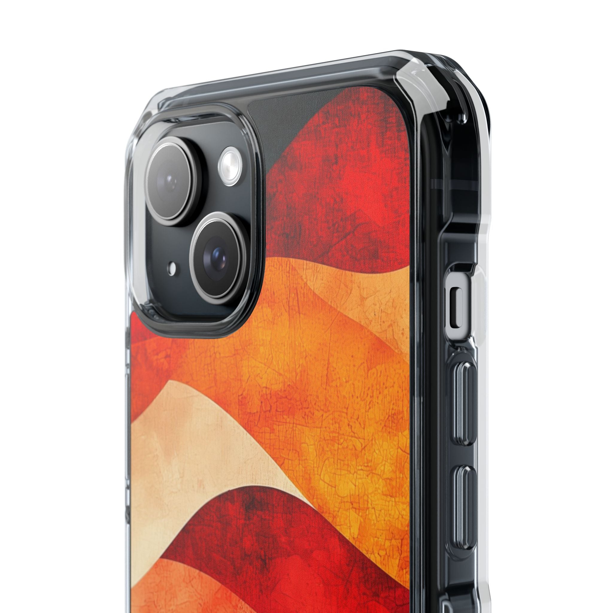 Cracked Wave Layers iPhone 15 Case - Impact