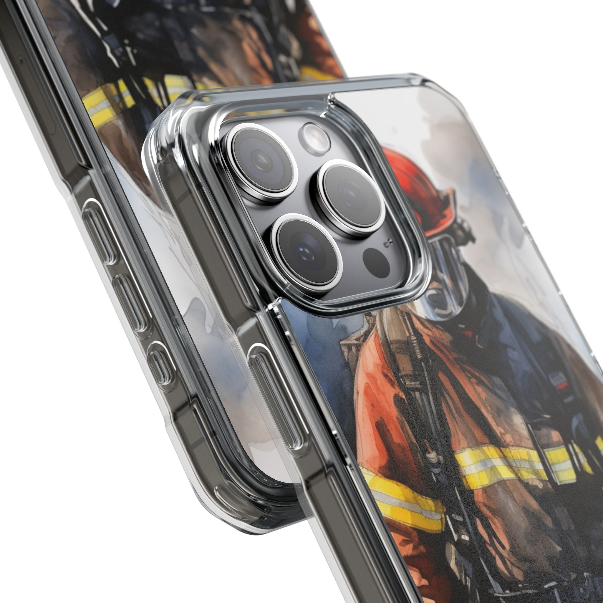 Firefighter In Motion iPhone Case - Impact