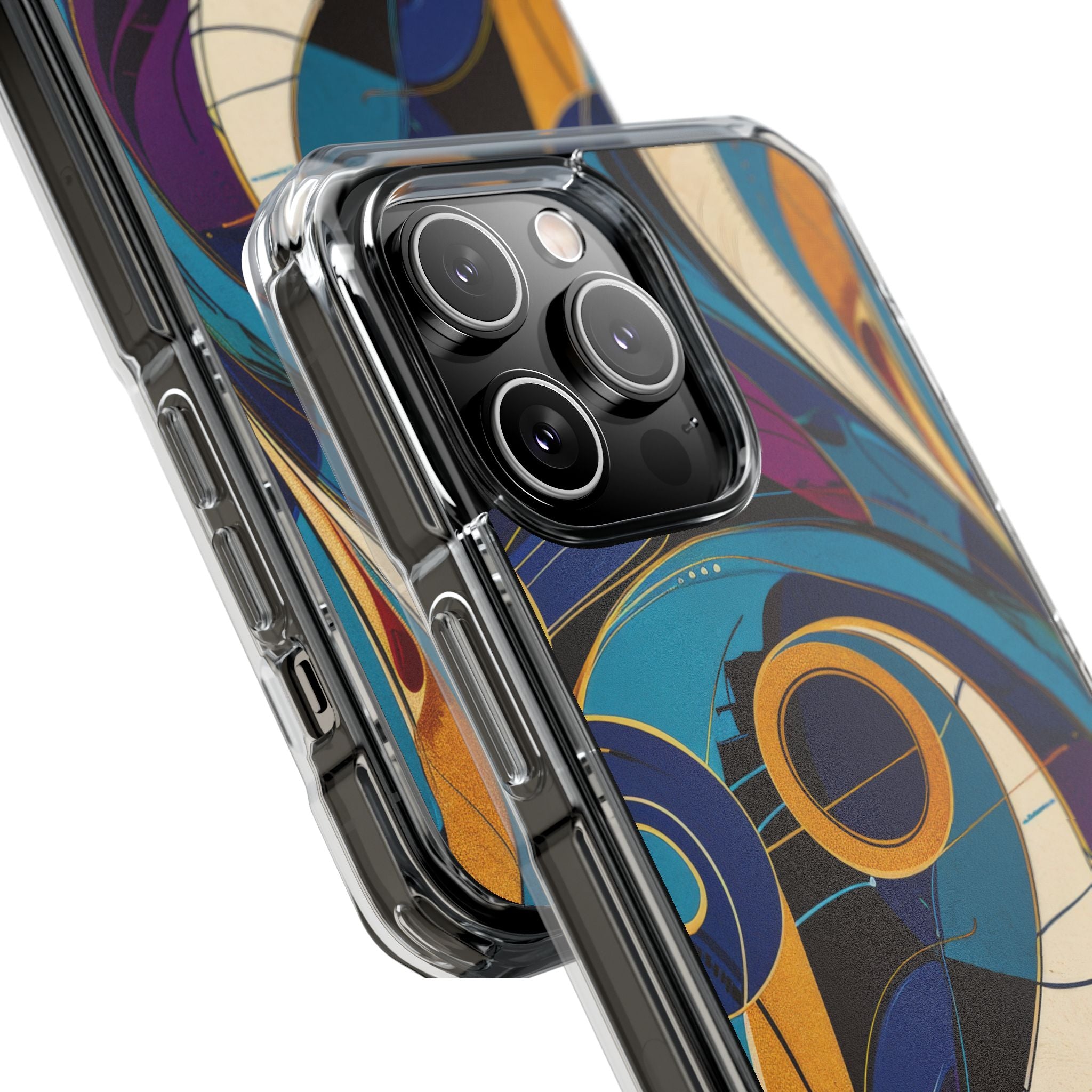 Swirling Copper Dreams iPhone 14 - Impact Clear+