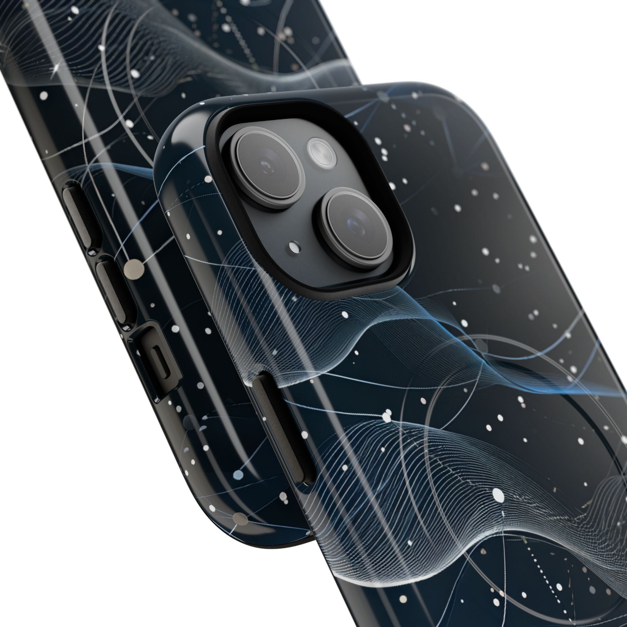 Cosmic Wave Network iPhone 15 - Tough+