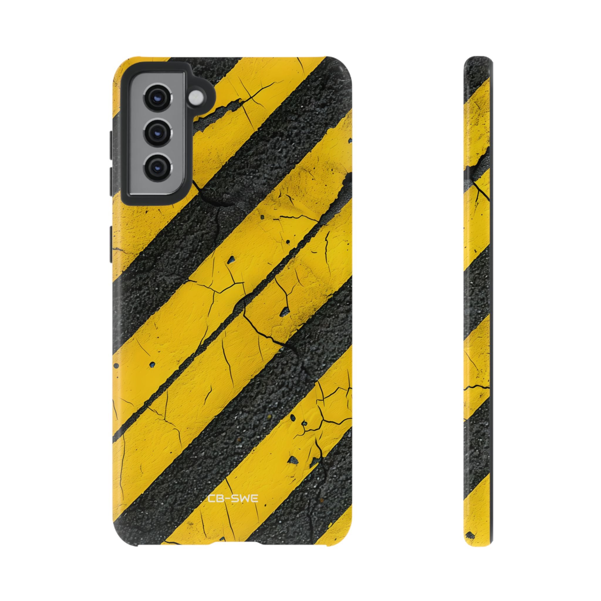 Cracked Hazard Lines - Samsung Case