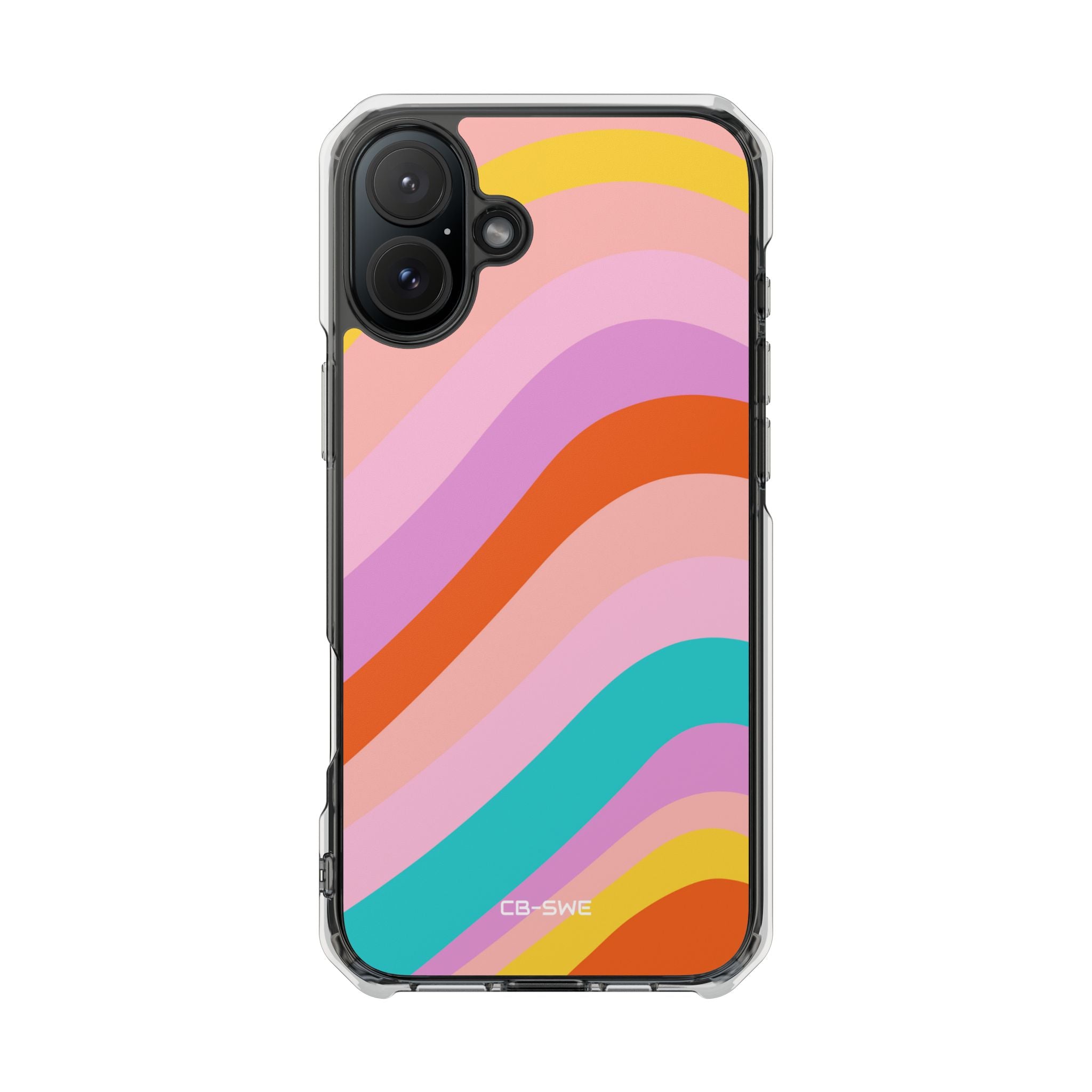 Fluid Color Waves iPhone Case - Impact
