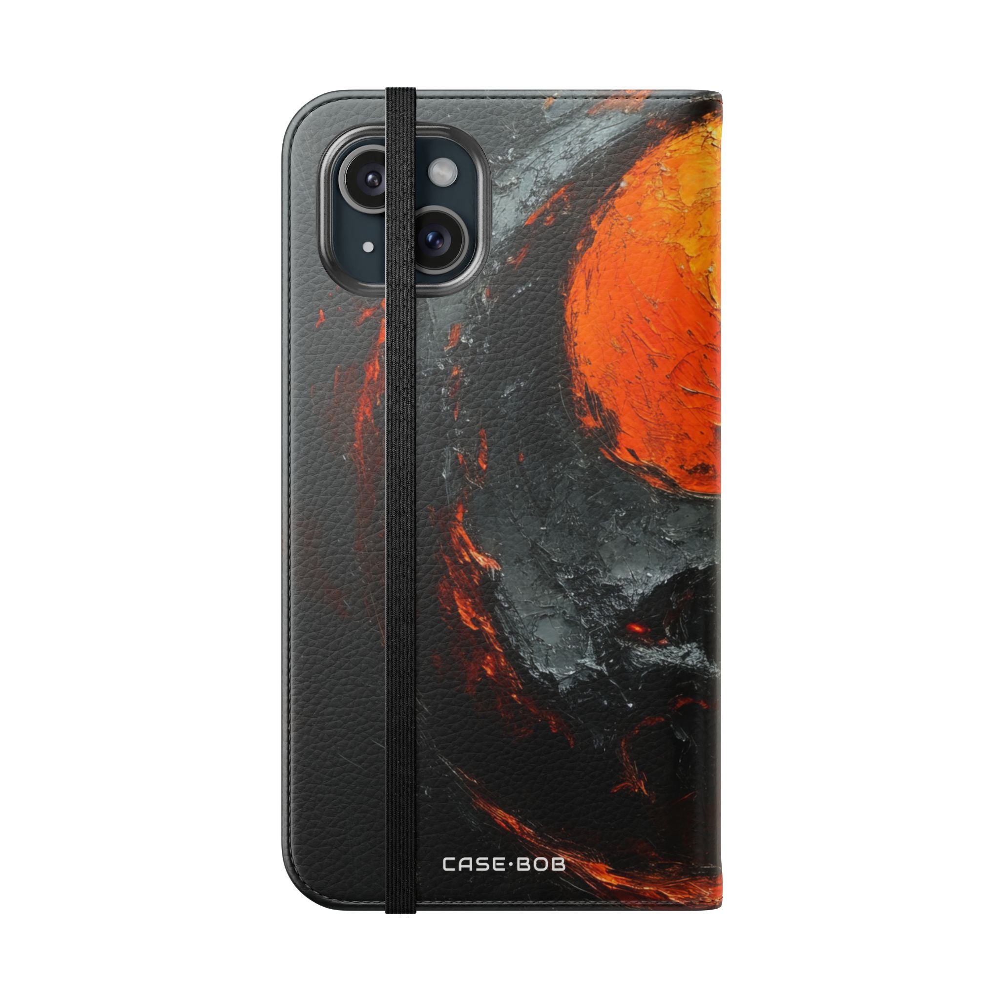 Fiery Yin Yang - iPhone 15 Plus Case - Wallet