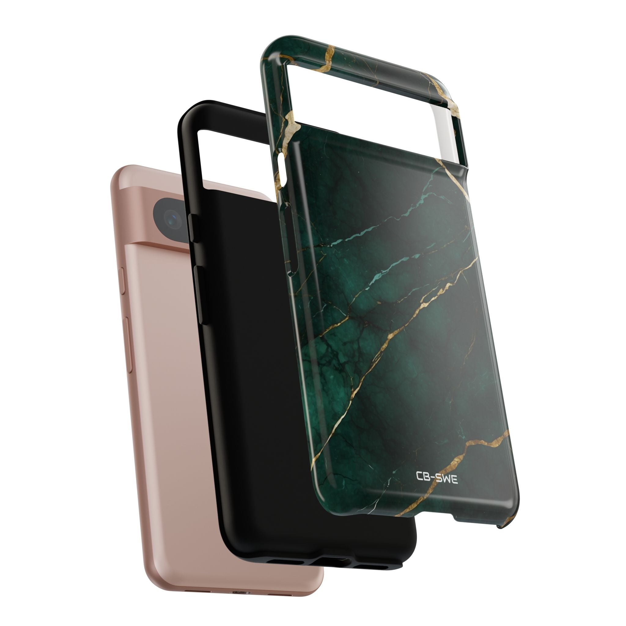 Emerald Veins Flow - Google Pixel Case