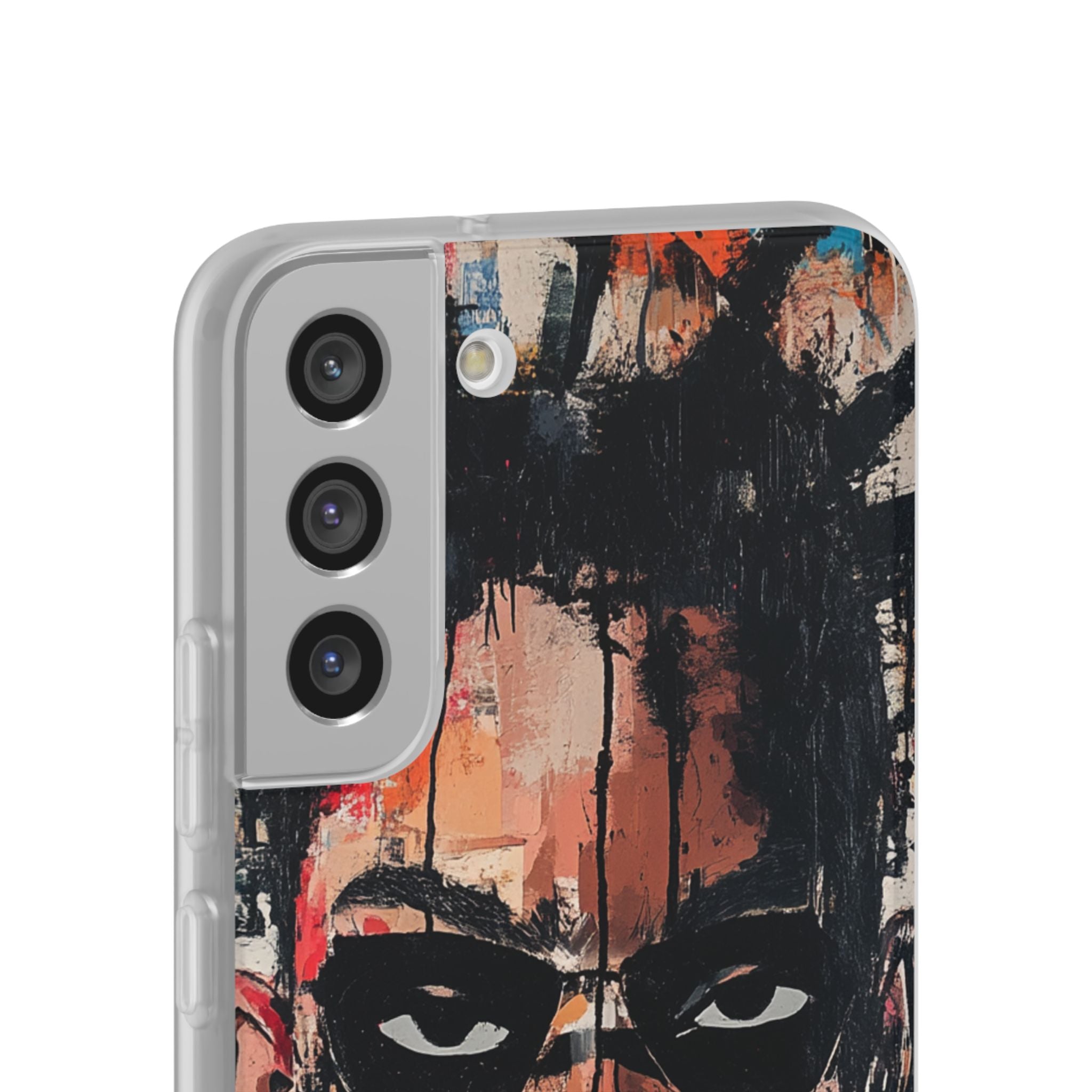 Masked Portrait Drips Samsung S22 Plus Case - Soft