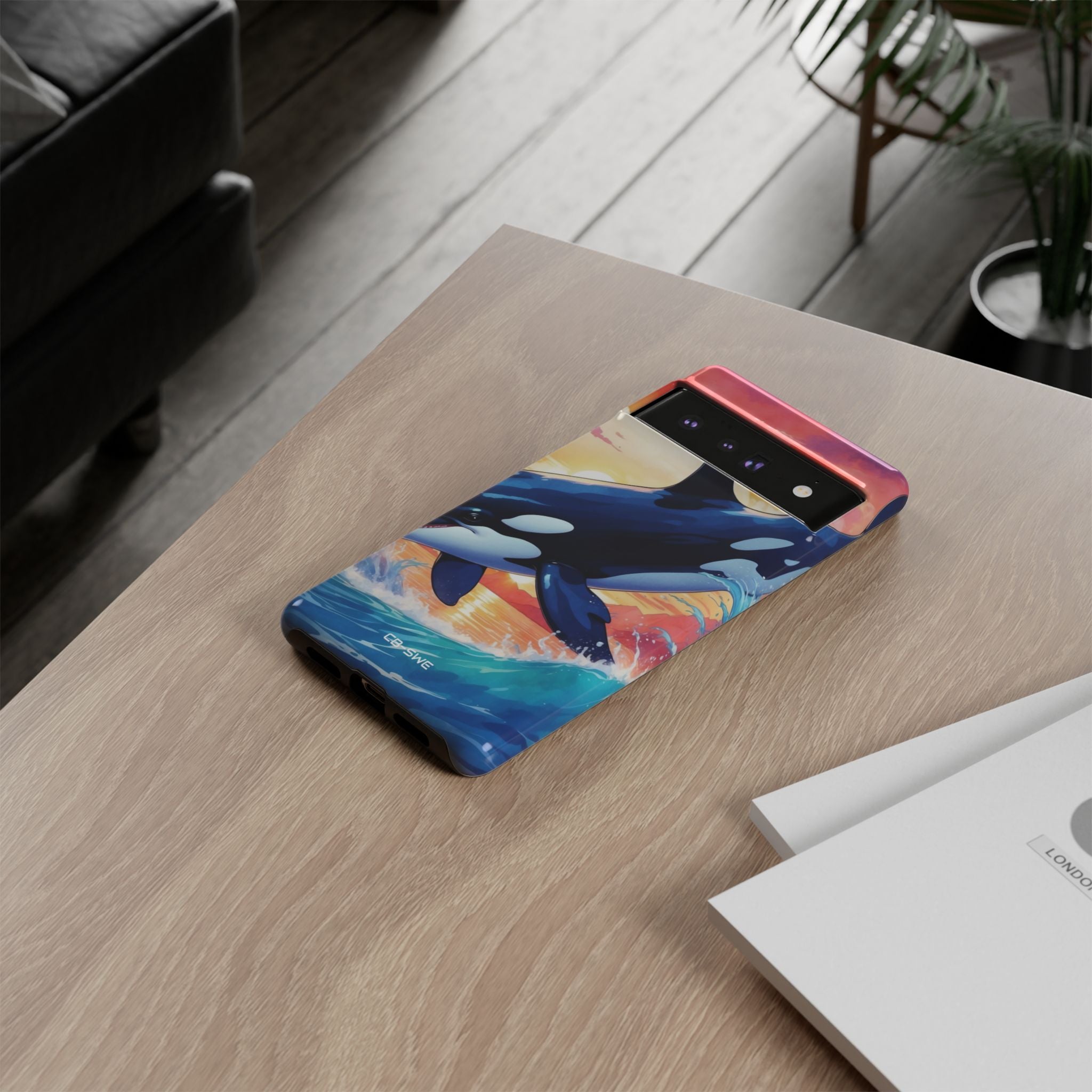 Orca Leaps Joyfully - Google Pixel Case