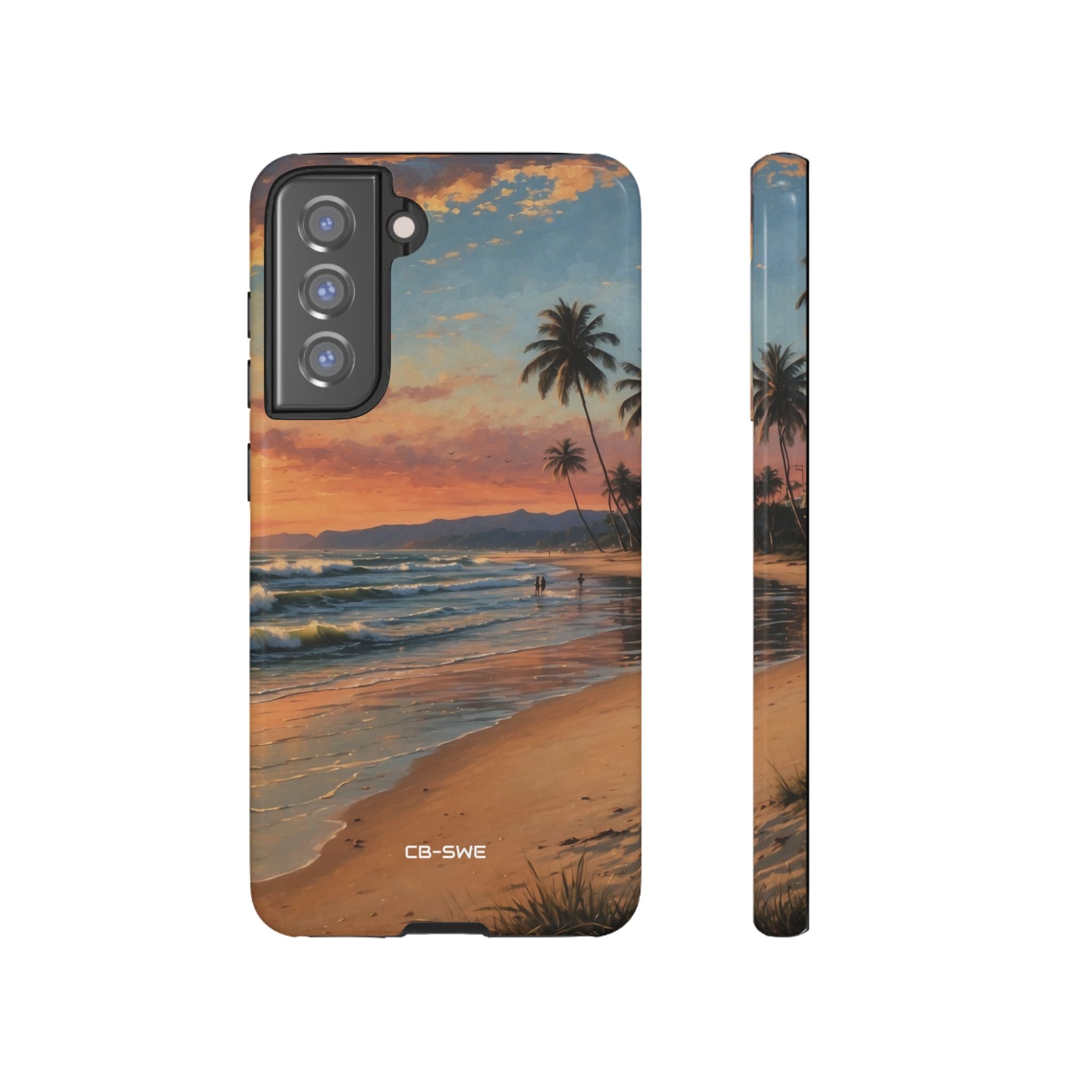 Golden Waves Embrace - Samsung Case