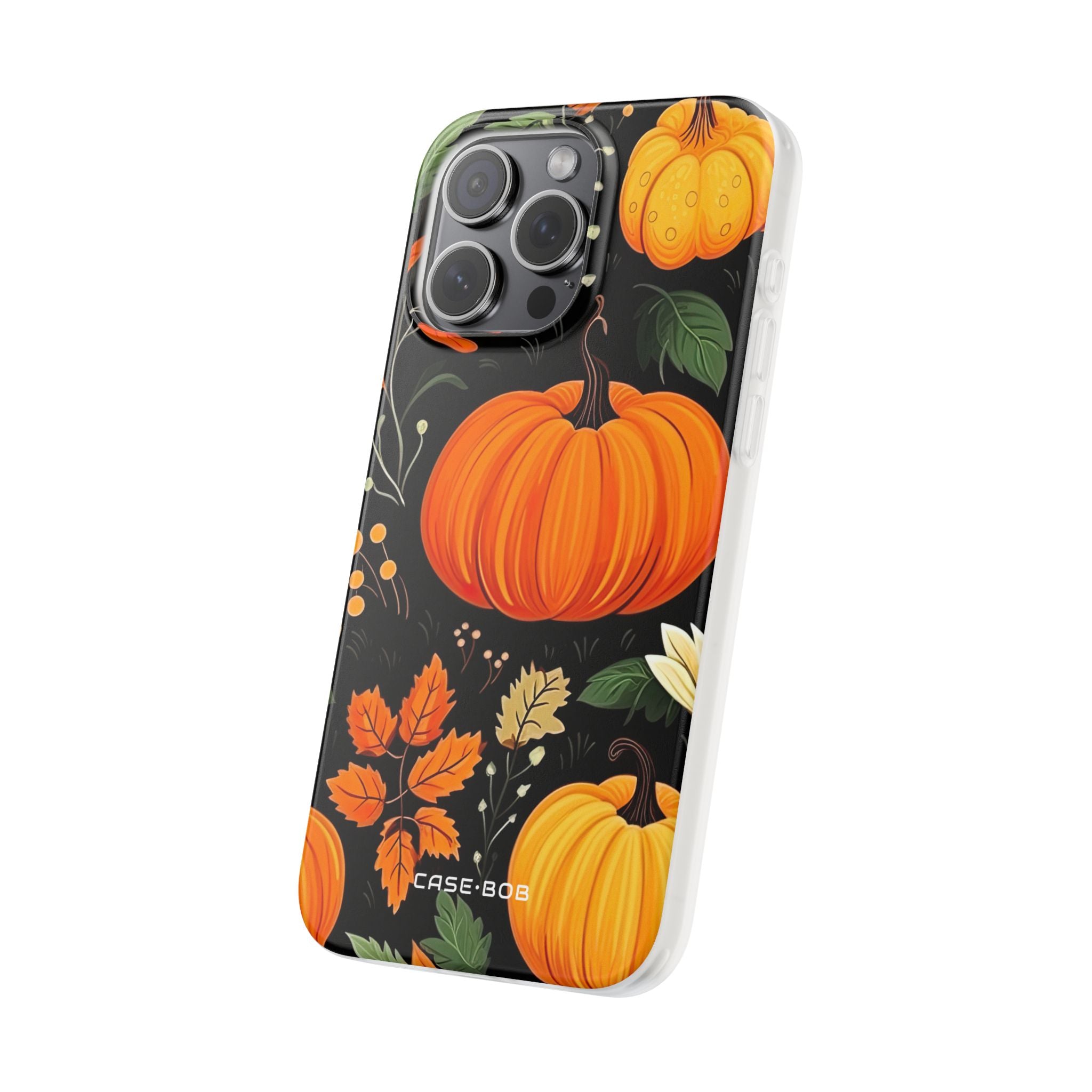 Pumpkin Glow iPhone 15 Pro Max Case - Soft