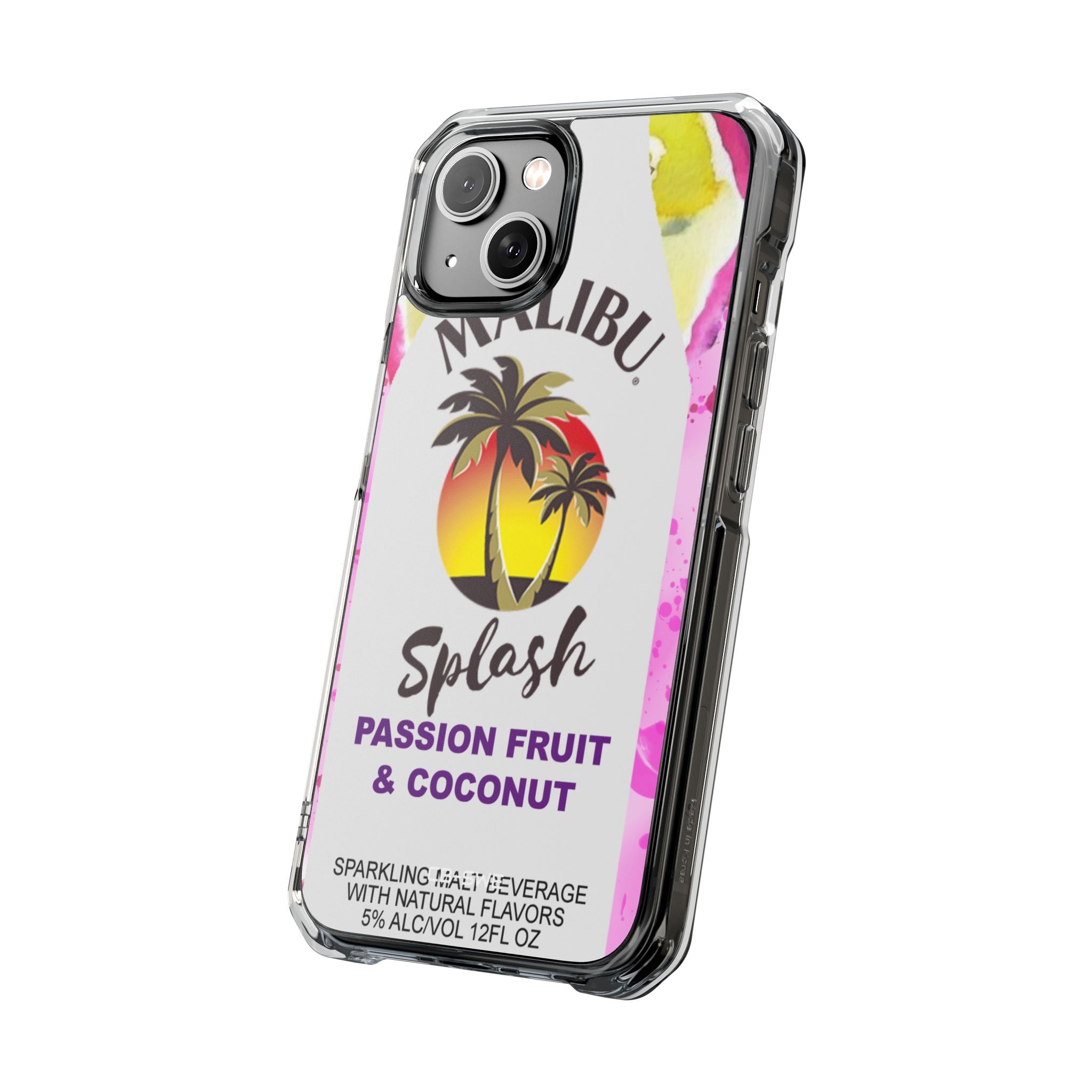 Tropical Sunset Splash iPhone Case - Impact