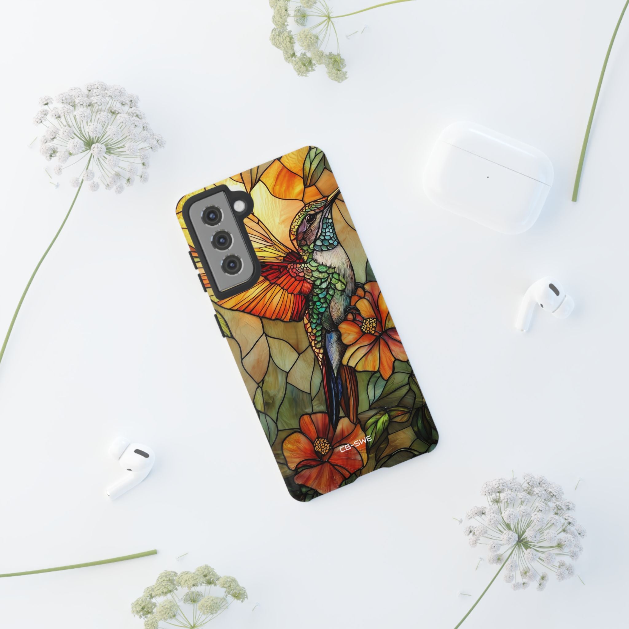 Hummingbird Dances Among Flowers - Samsung Case