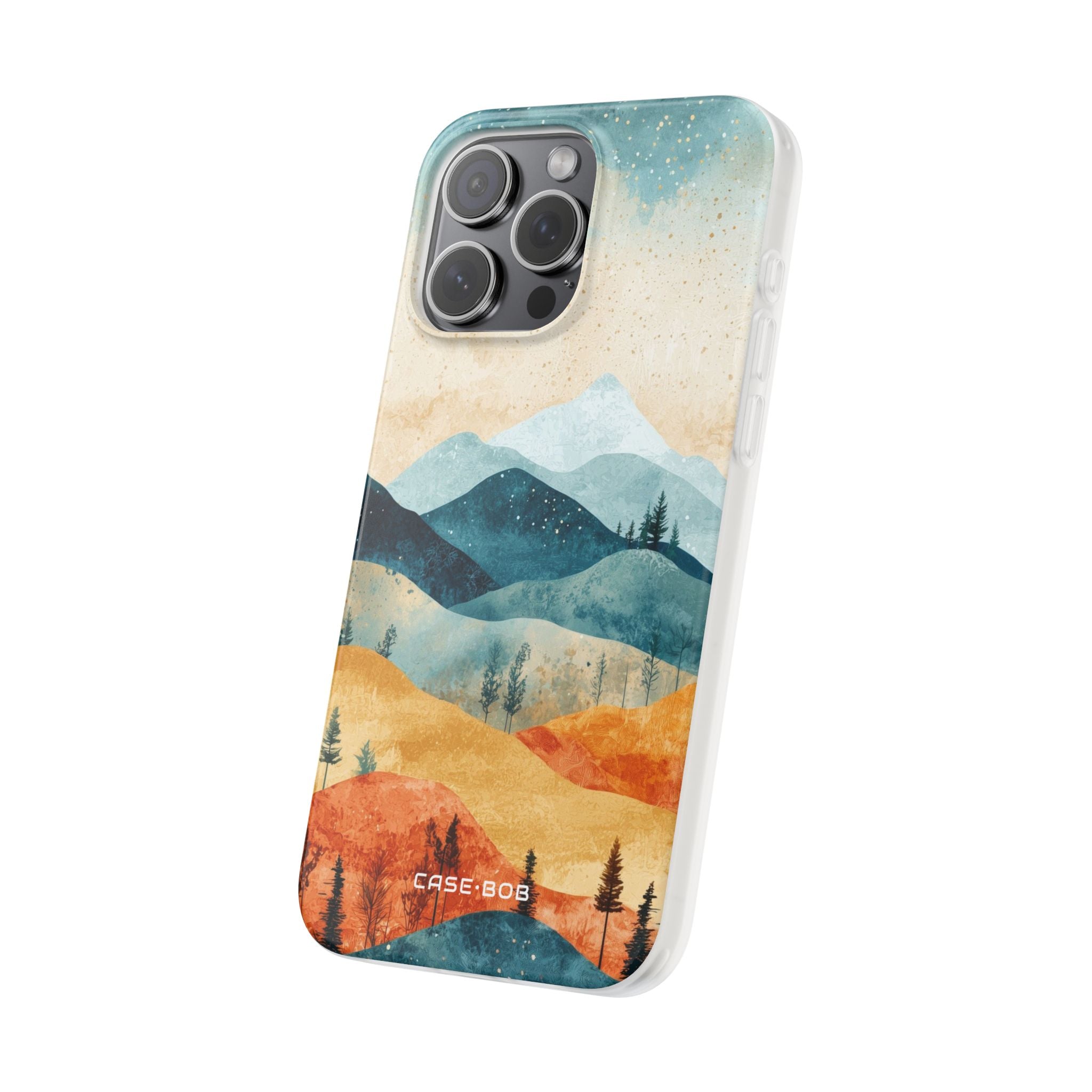 Moonlit Mountains iPhone 15 Pro Max Case - Soft