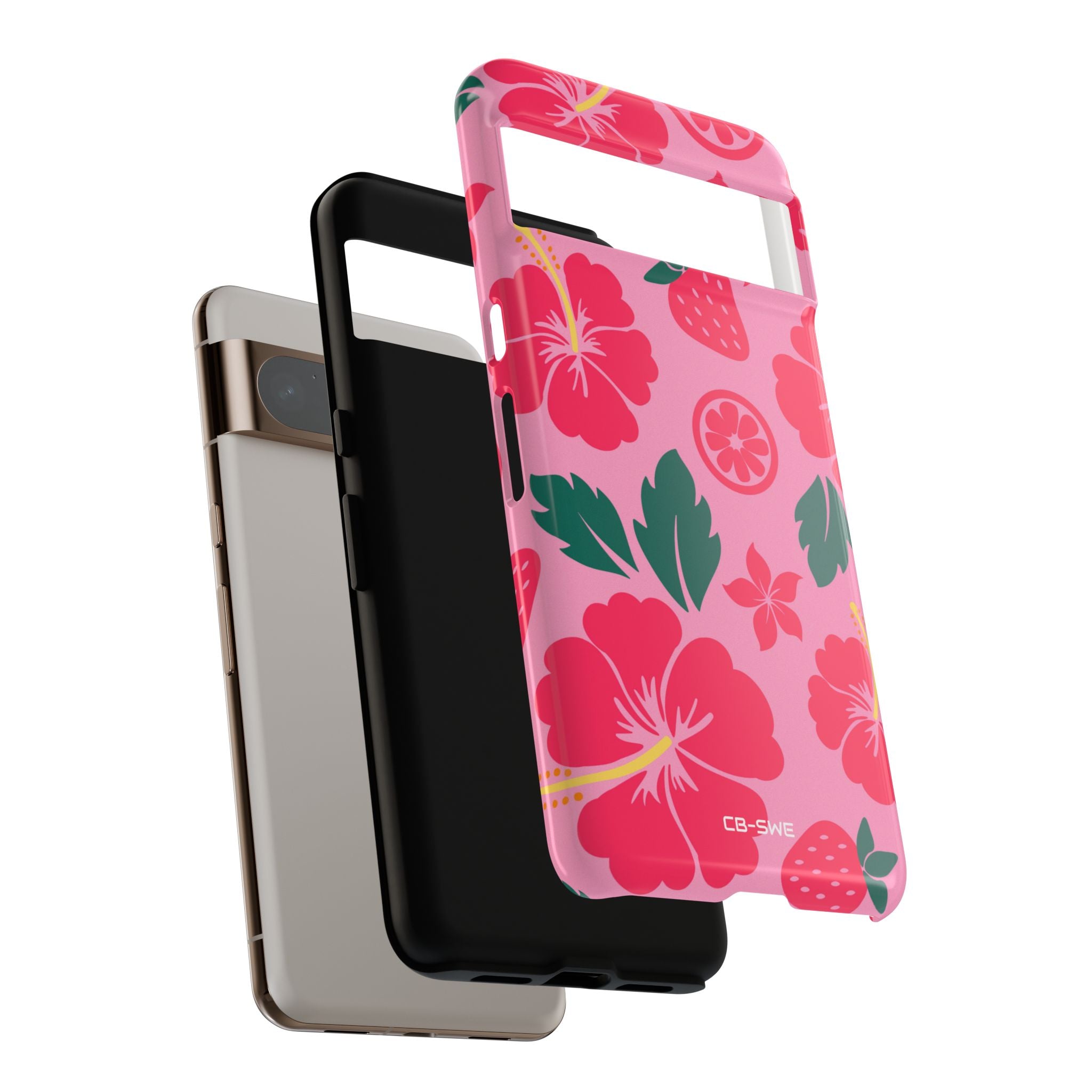 Tropical Hibiscus Harmony - Google Pixel Case