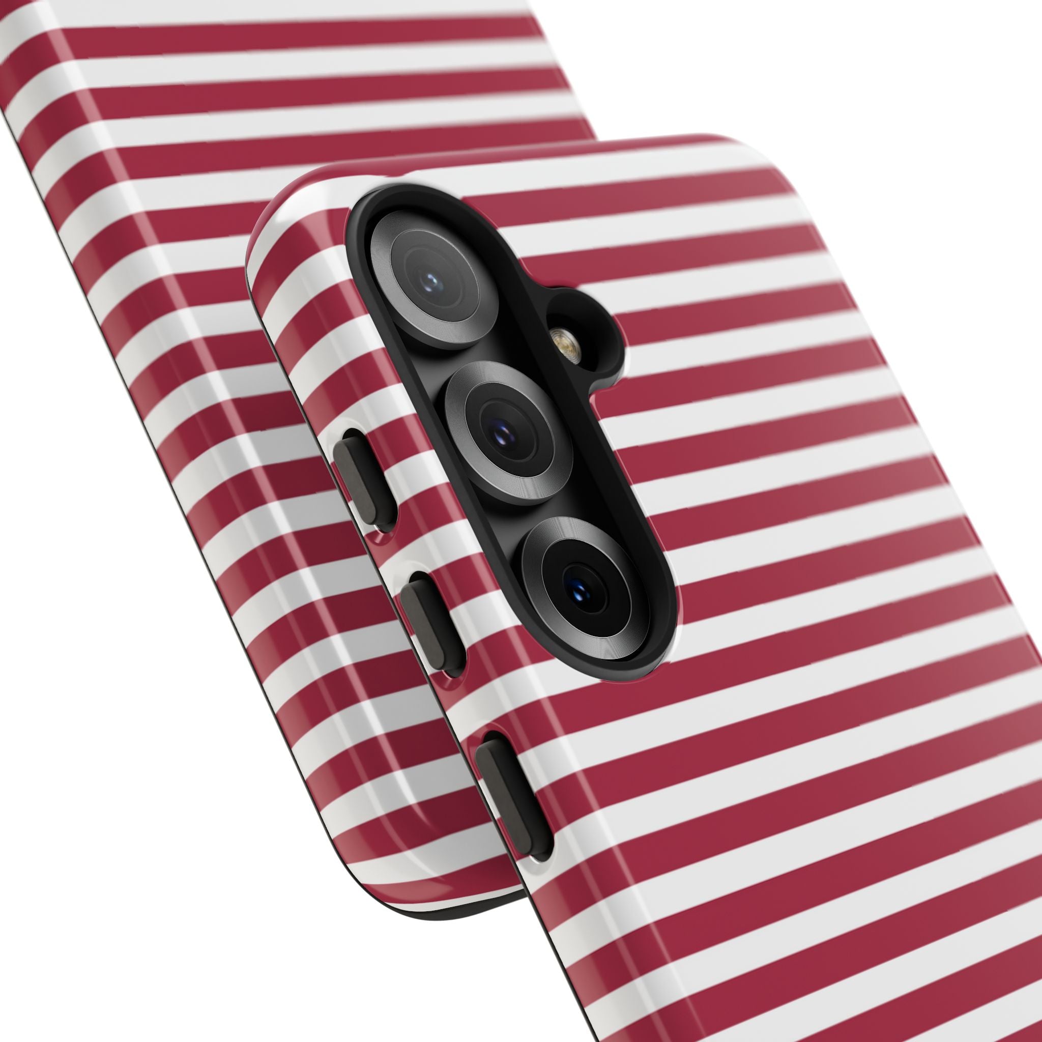 Crimson Stripes Flow - Samsung Case