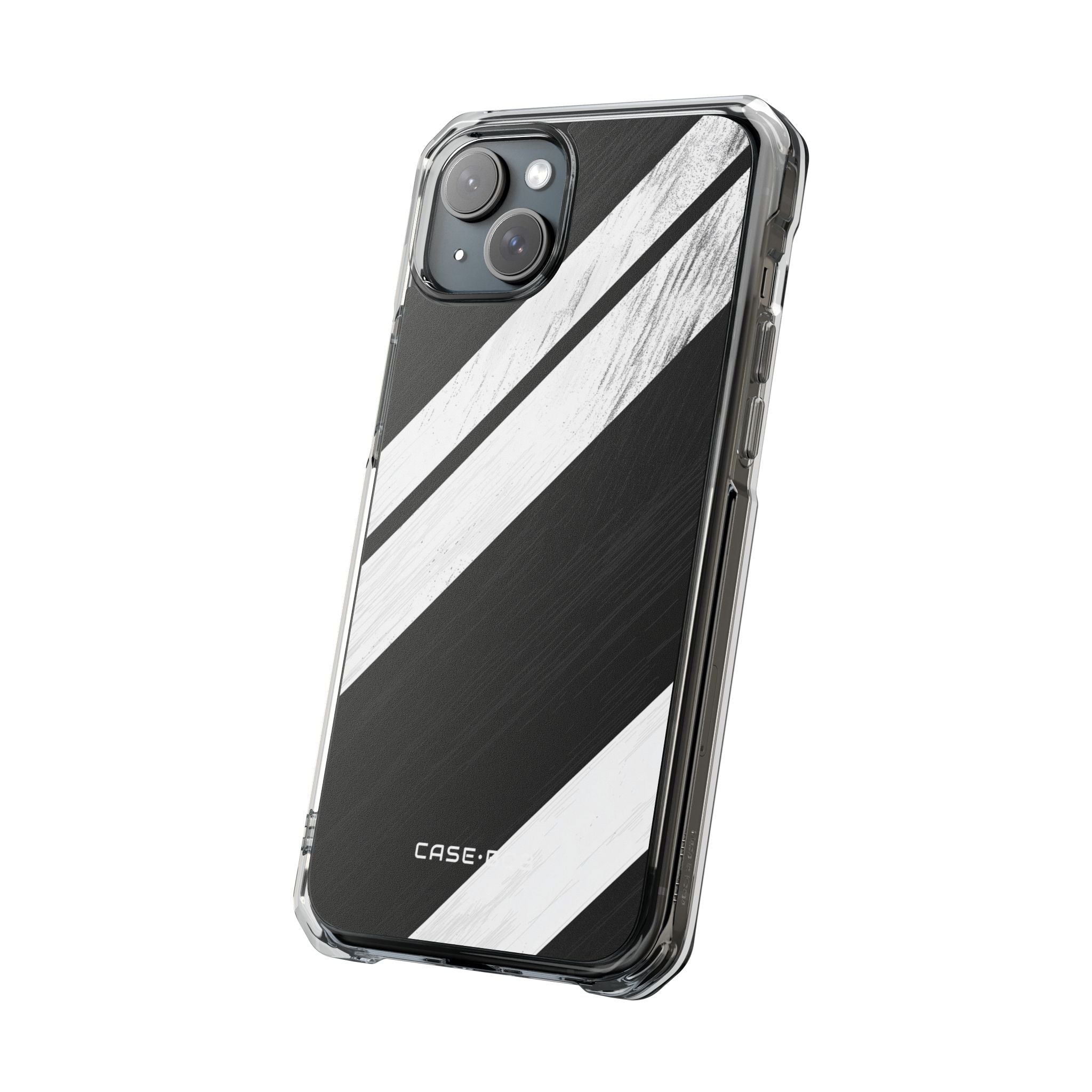 Distressed Stripe Motion iPhone 15 Plus Case - Impact