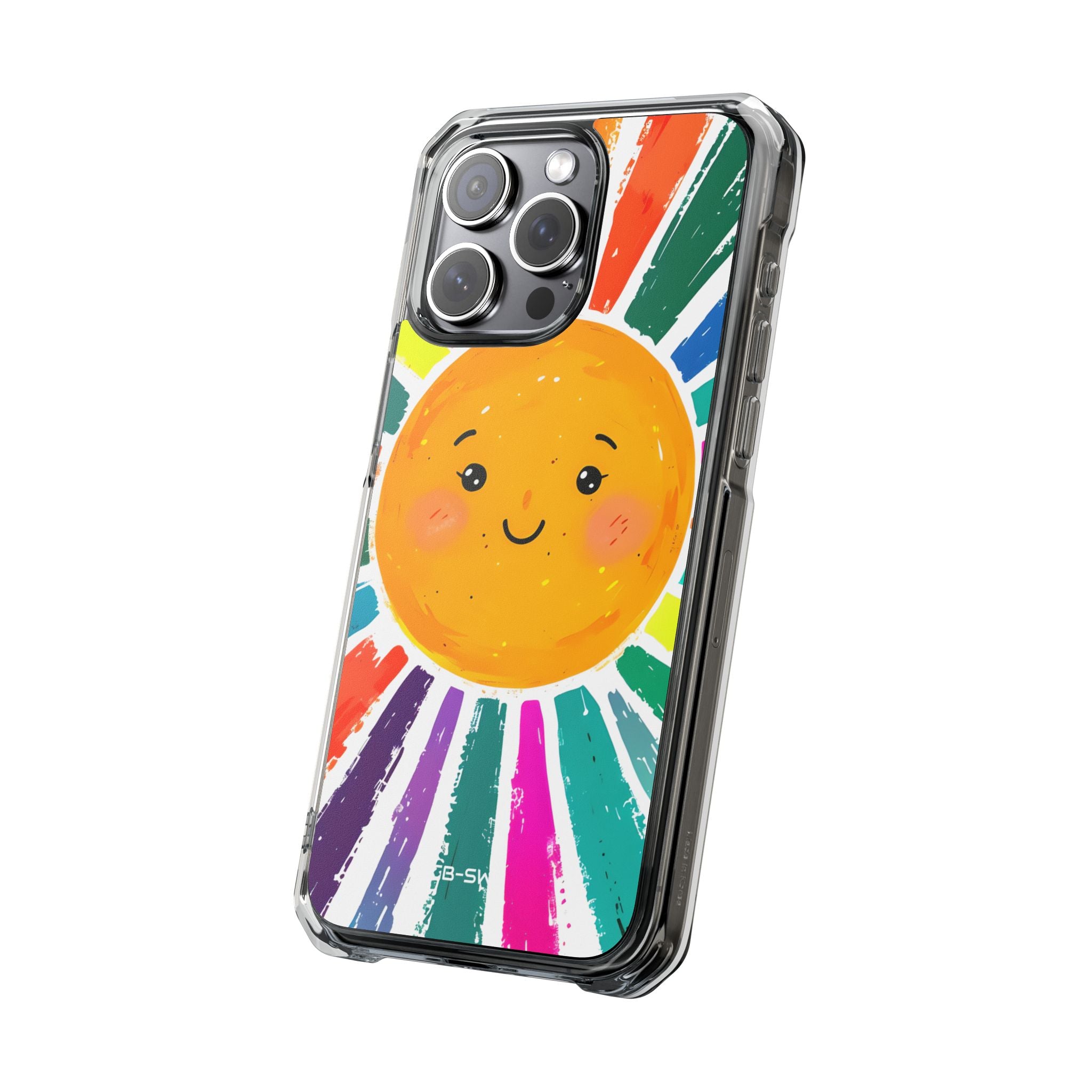 Radiant Smiling Sun iPhone Case - Impact