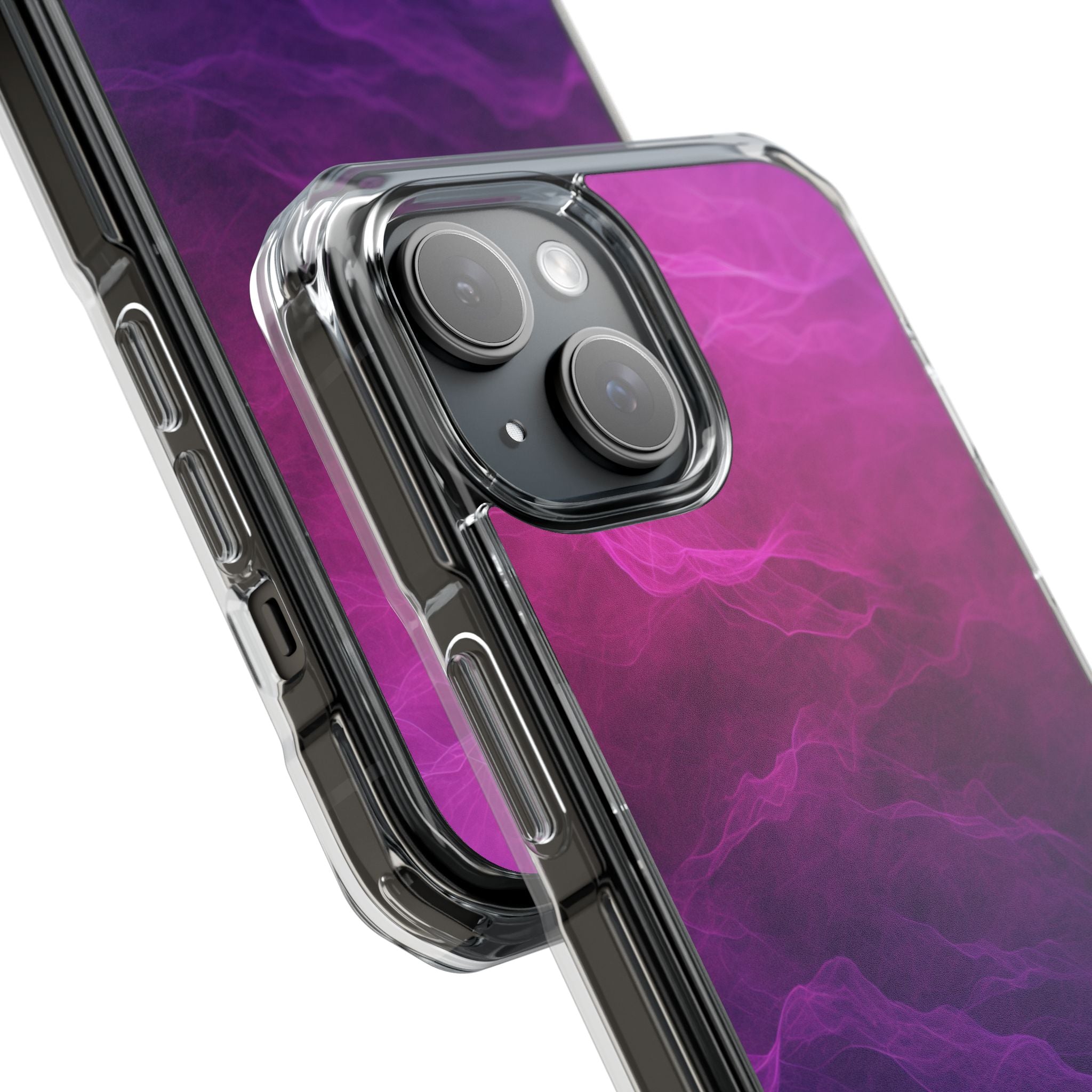 Violet Dream Currents iPhone 15 - Impact Clear+