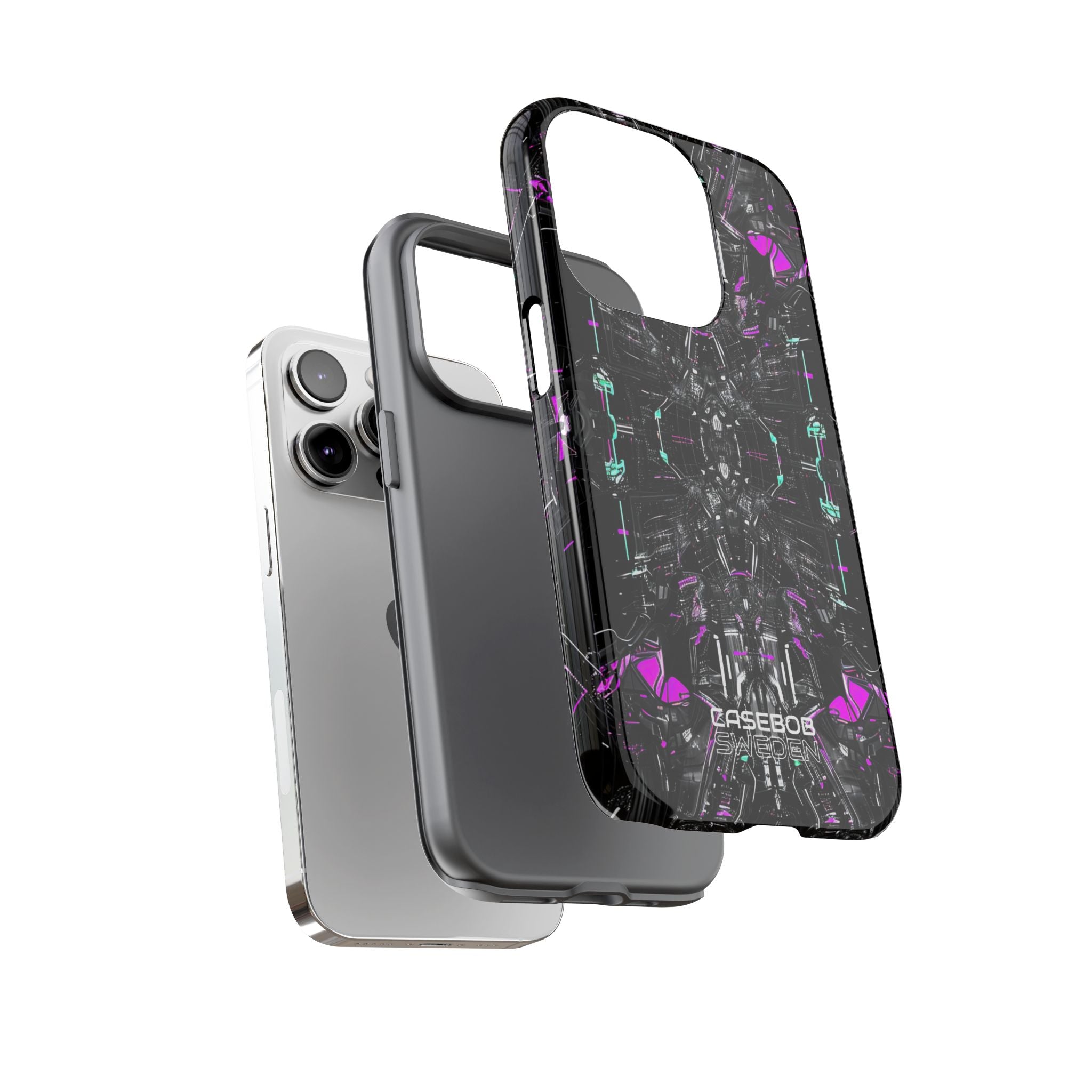 Cybernetic Neon Nexus iPhone 14 - Tough