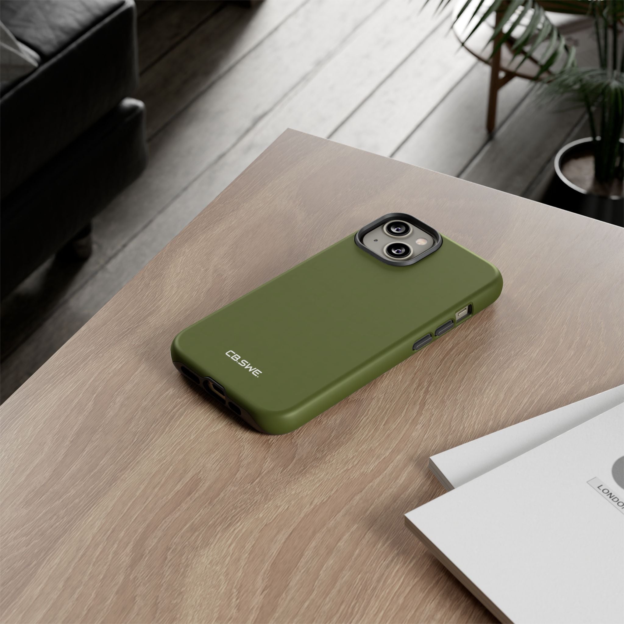 Armeegrüne iPhone-Hülle – Robust