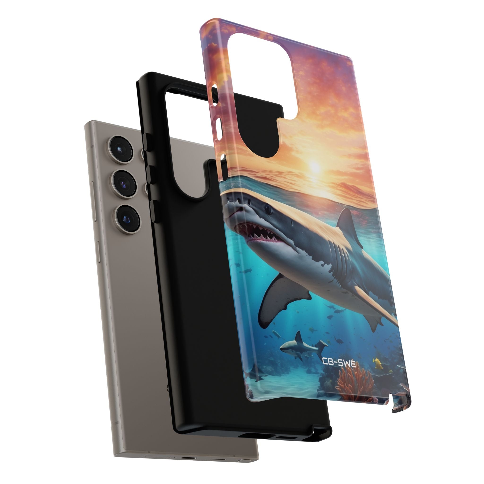 Shark Swims Through - Samsung Case