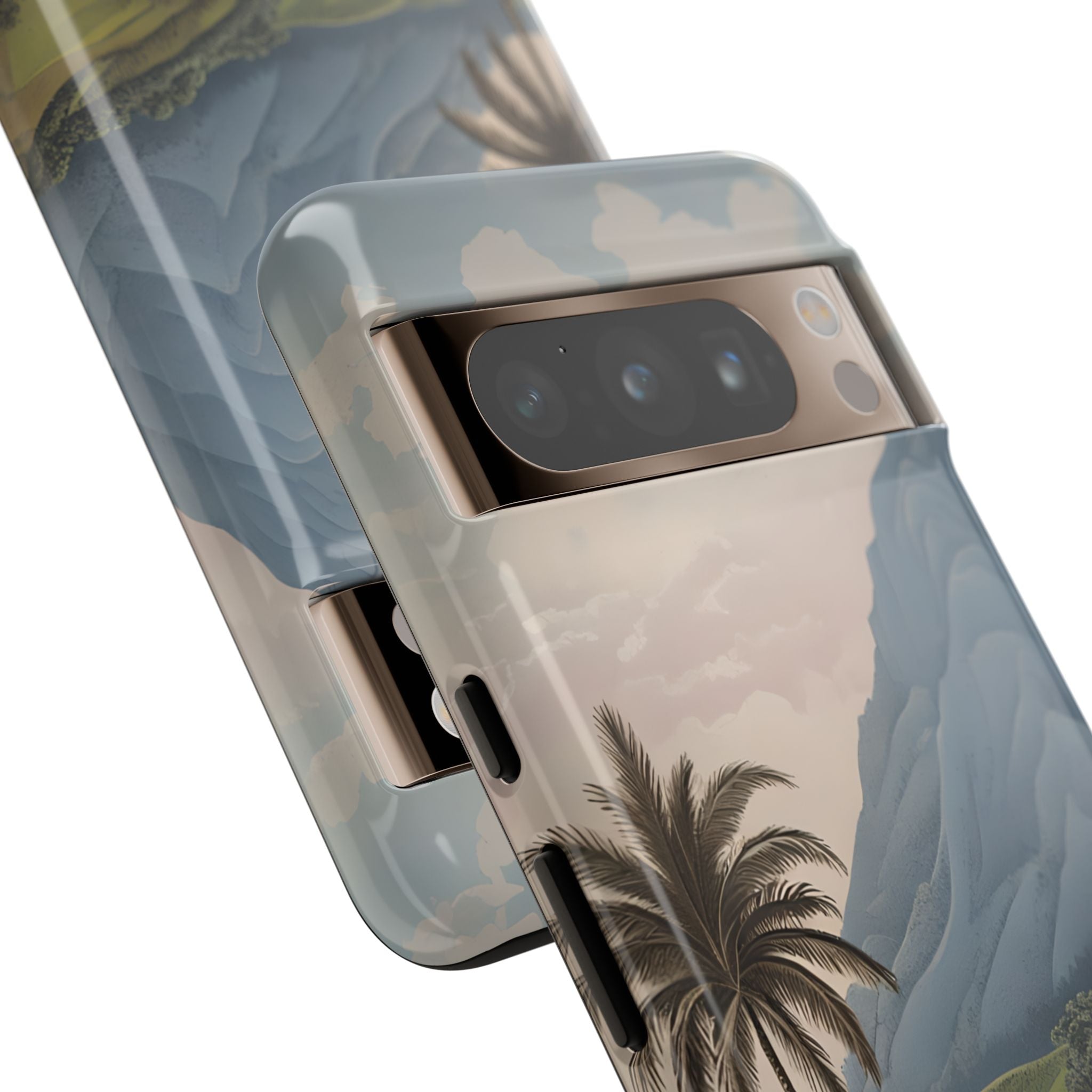 Serene Mountain Oasis - Google Pixel Case