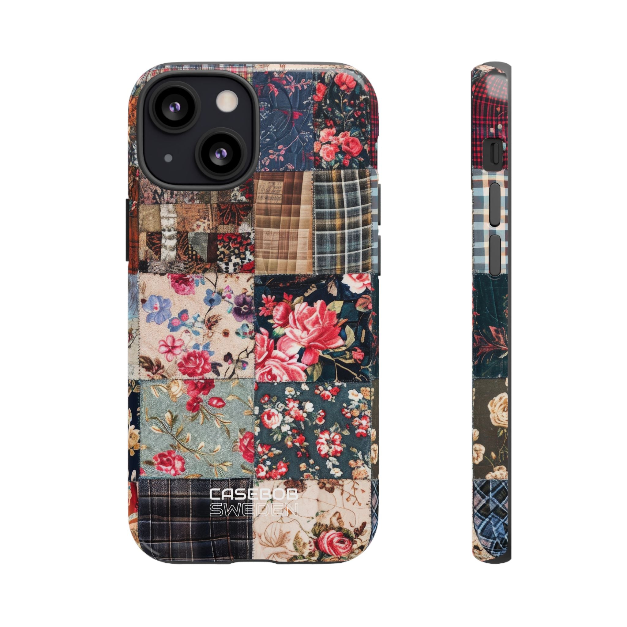 Patchwork Floral Quilt iPhone 13 - Tough