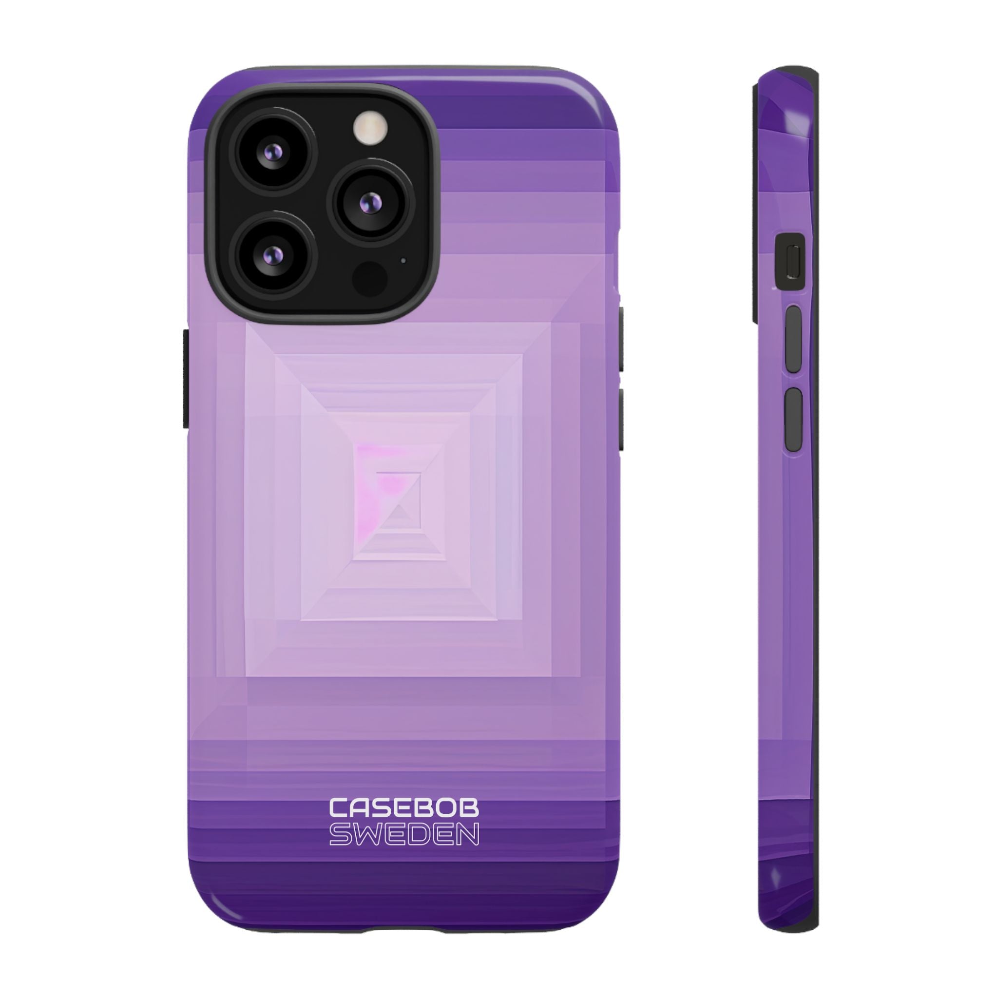 Purple Geometry Vortex iPhone 13 - Tough