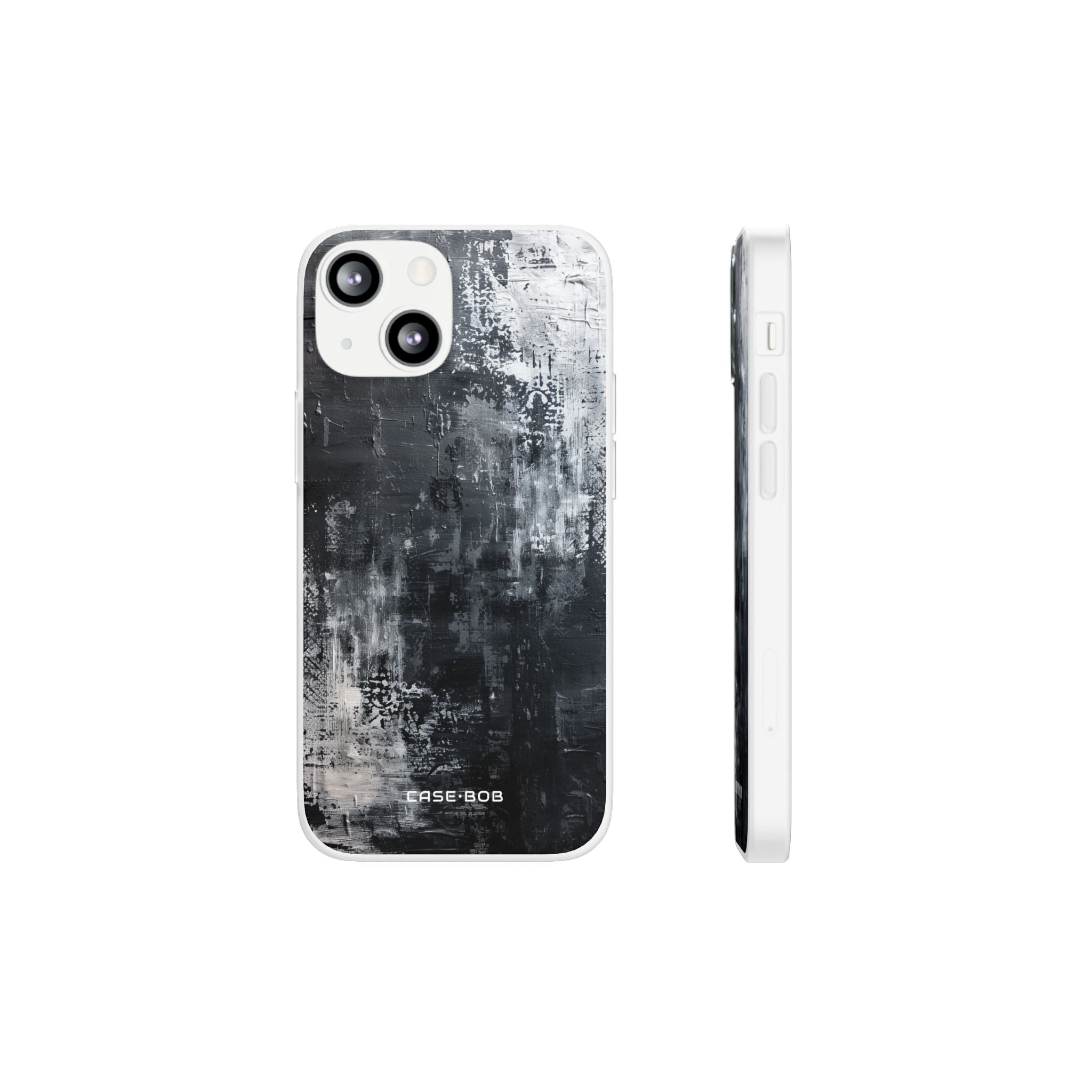 Textured Blackscape iPhone 13 mini Case - Soft