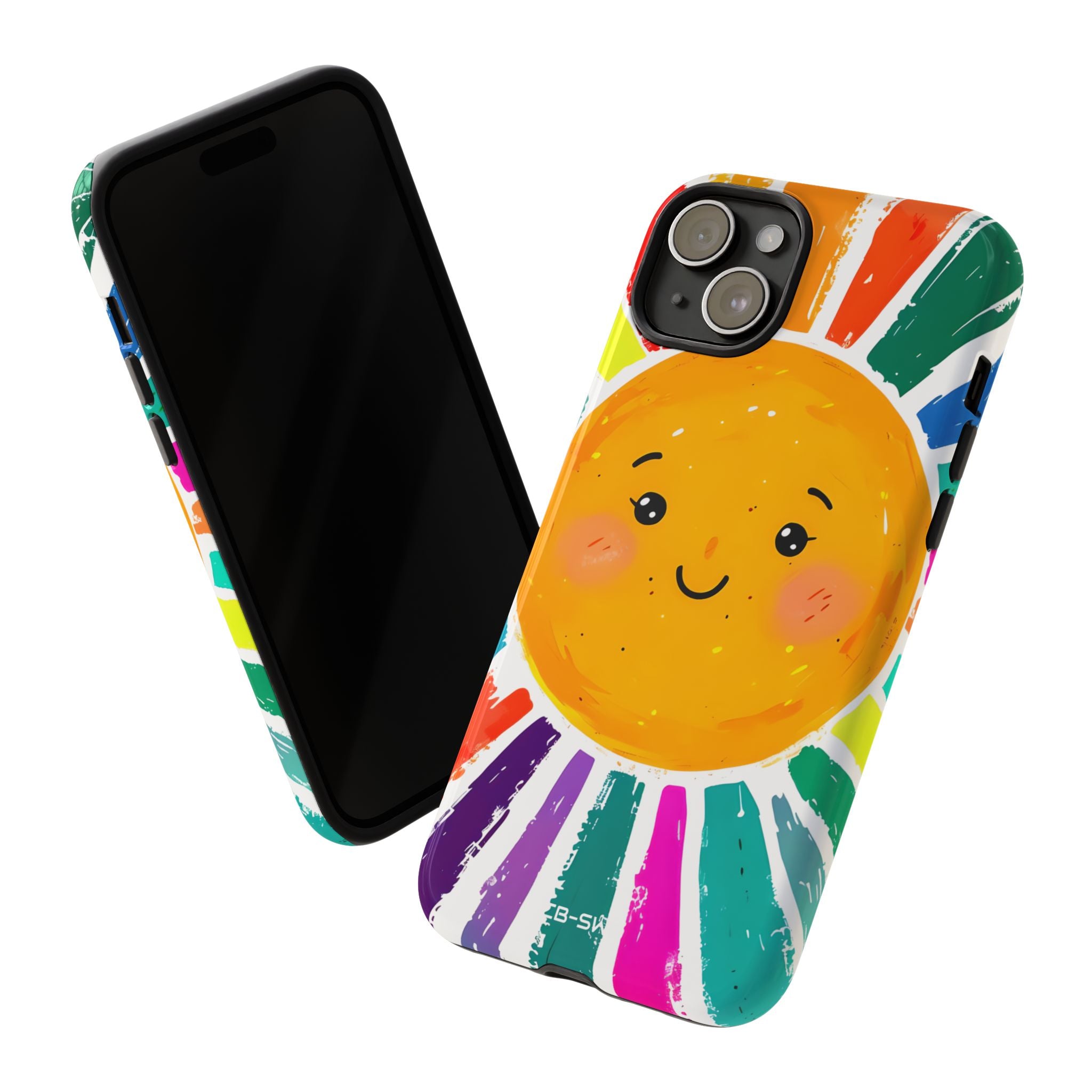 Radiant Smiling Sun - iPhone Case