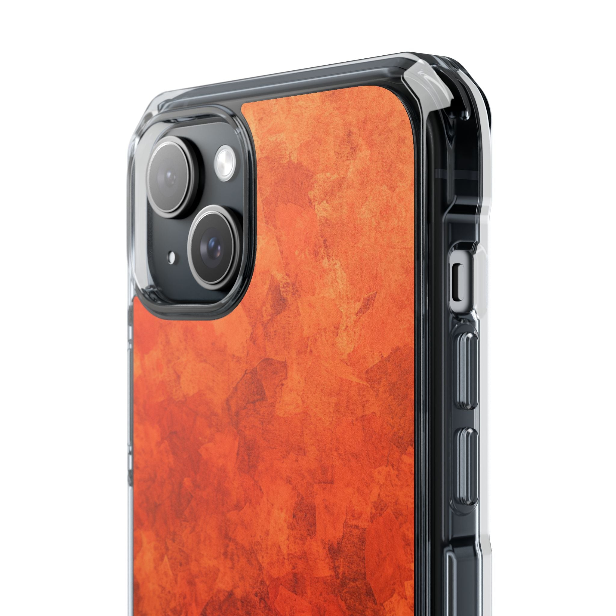 Strati d'Autunno Cremisi iPhone 15 - Impact Clear+
