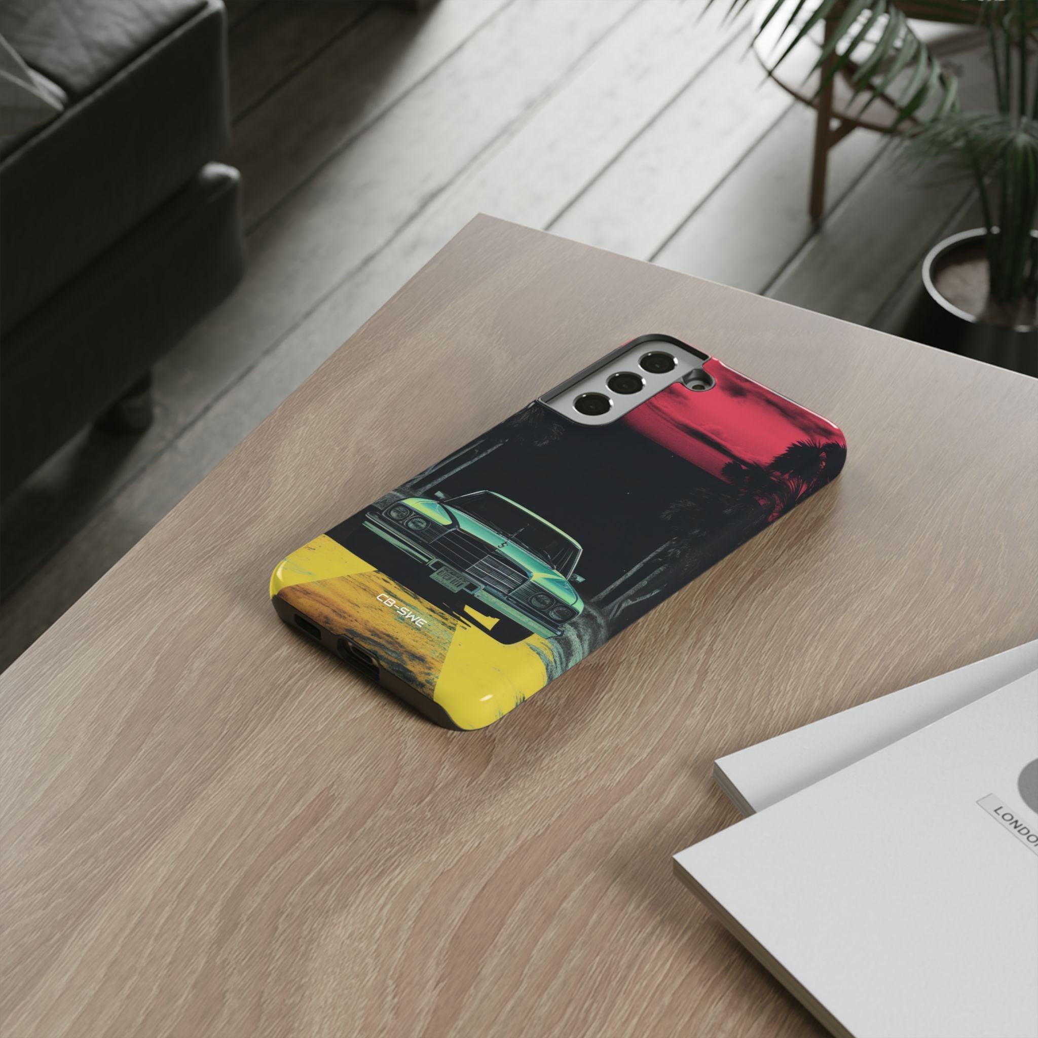 Retro Futuristic Nightscape - Samsung Case