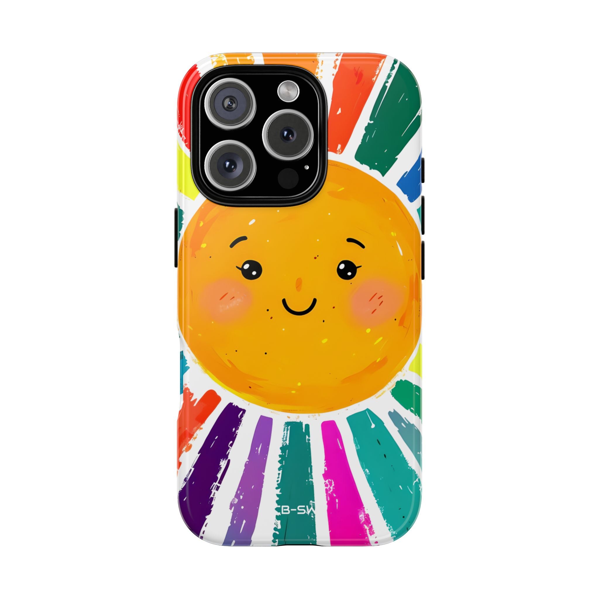 Radiant Smiling Sun - iPhone Case