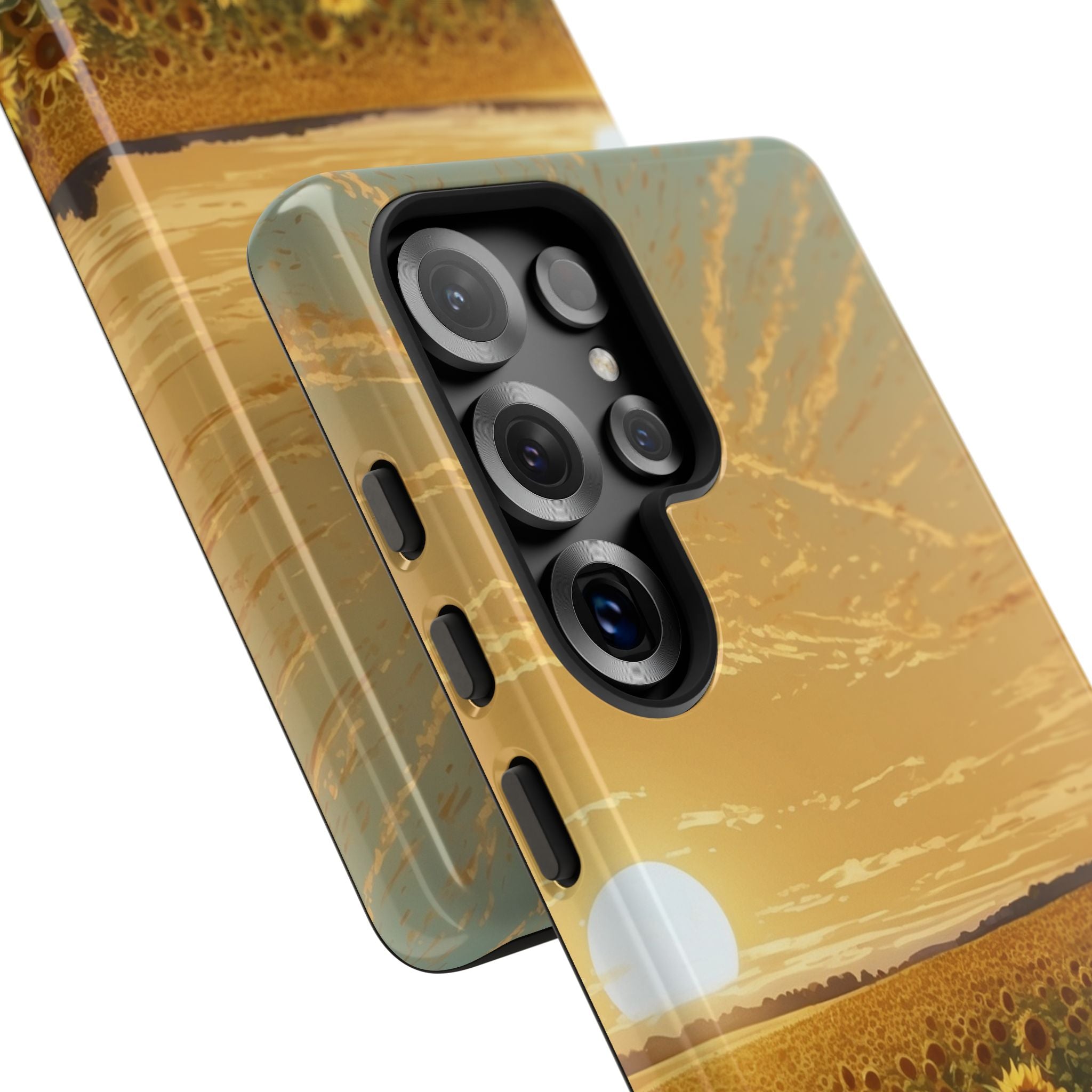Sunflowers Embrace Sunset - Samsung Case
