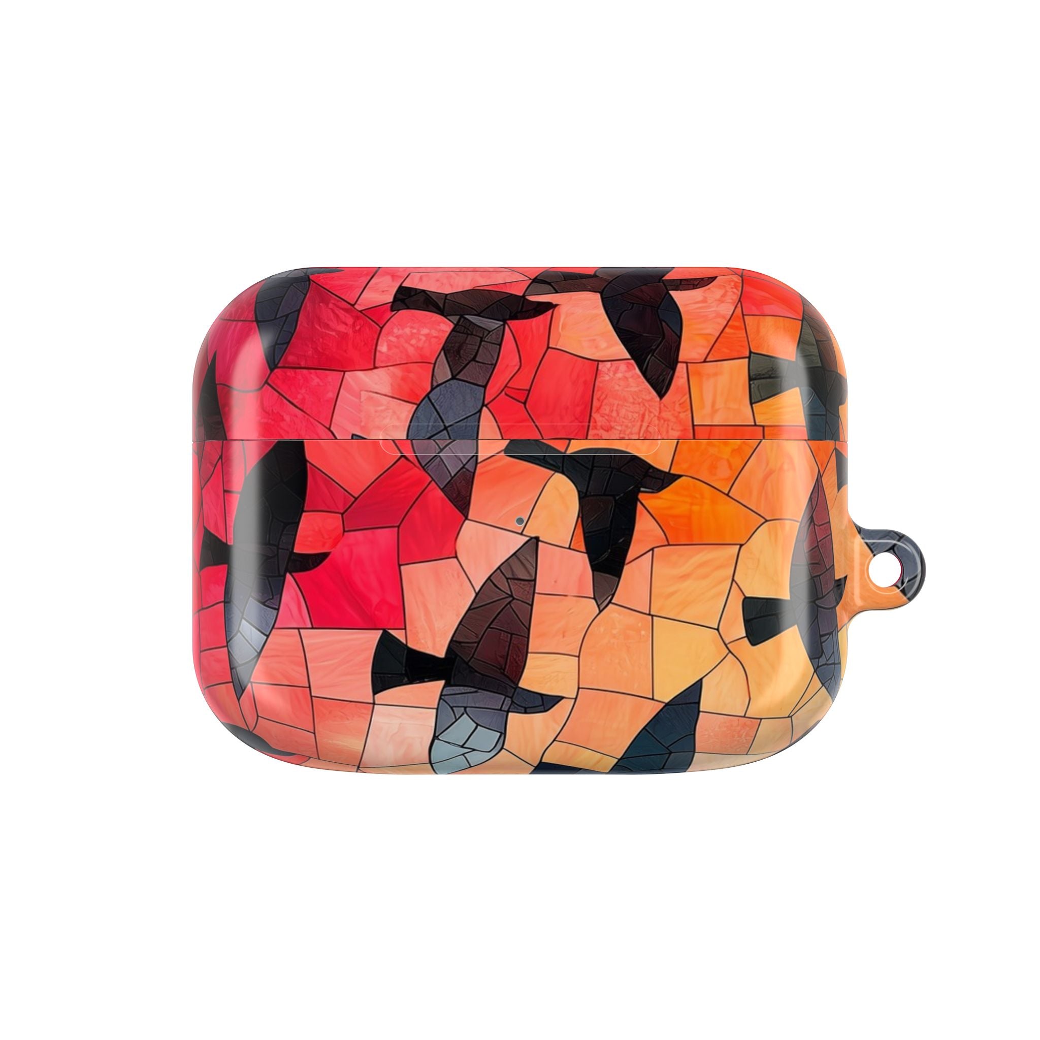 Värjätyt lasi- linnut - AirPods Case