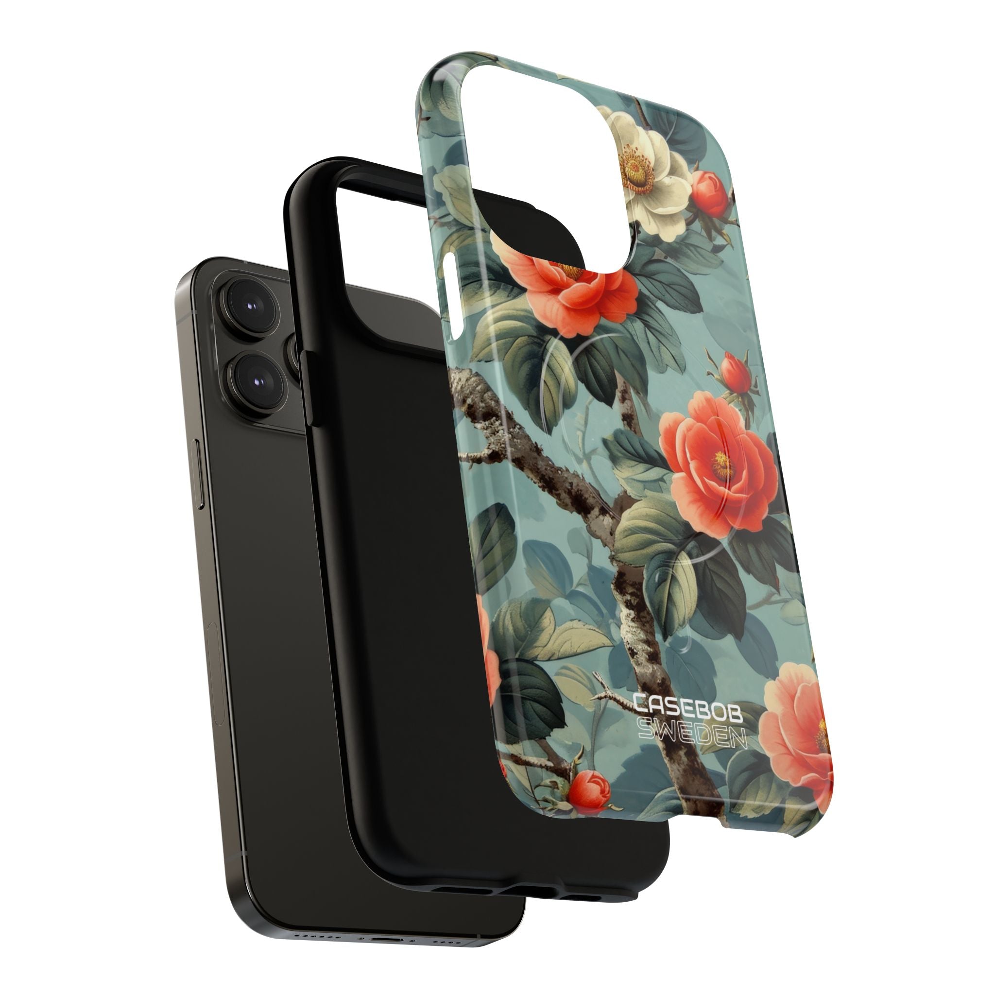 Coral Blossom Tapestry iPhone 14 - Tough+