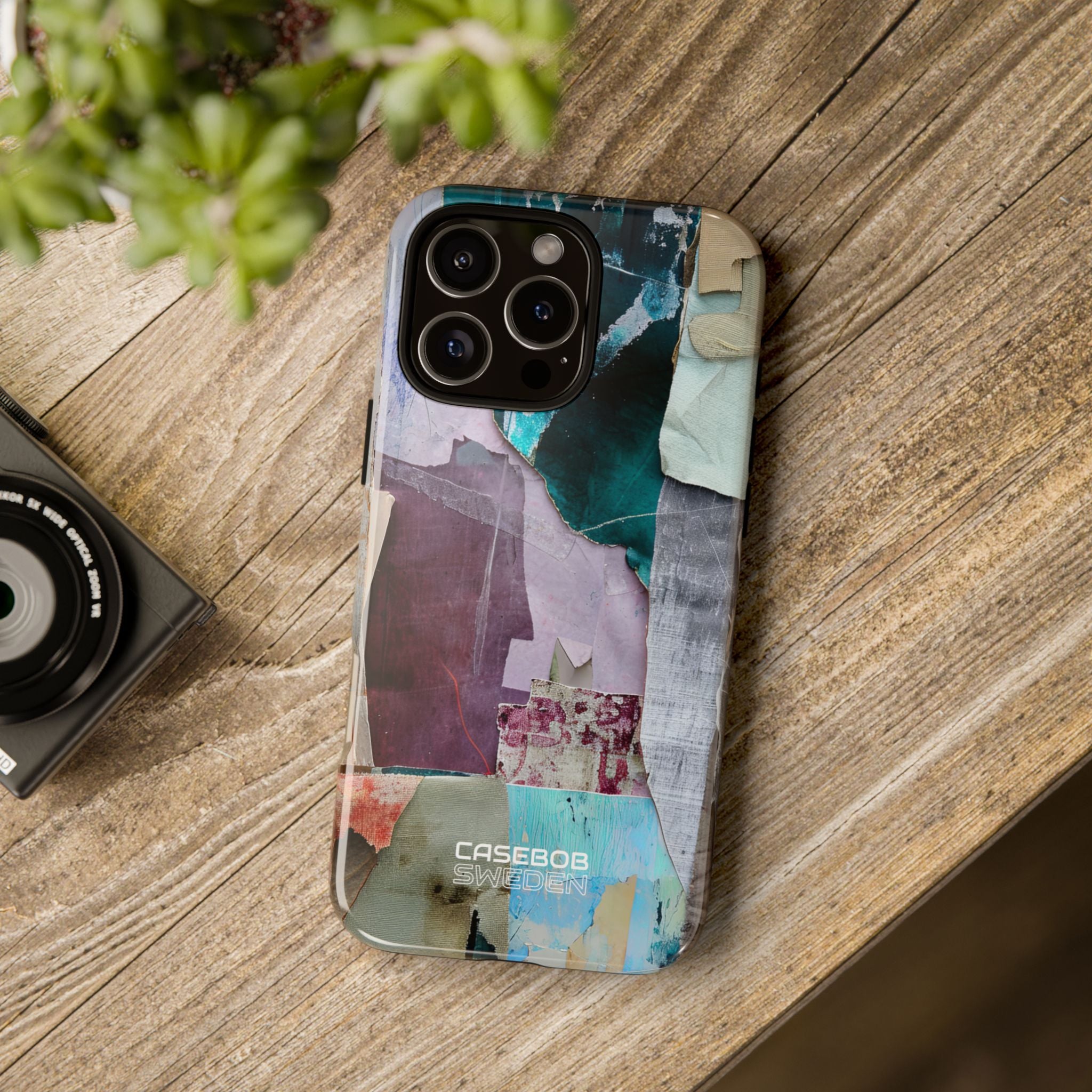 Layered Earth Bloom iPhone 16 - Resistente