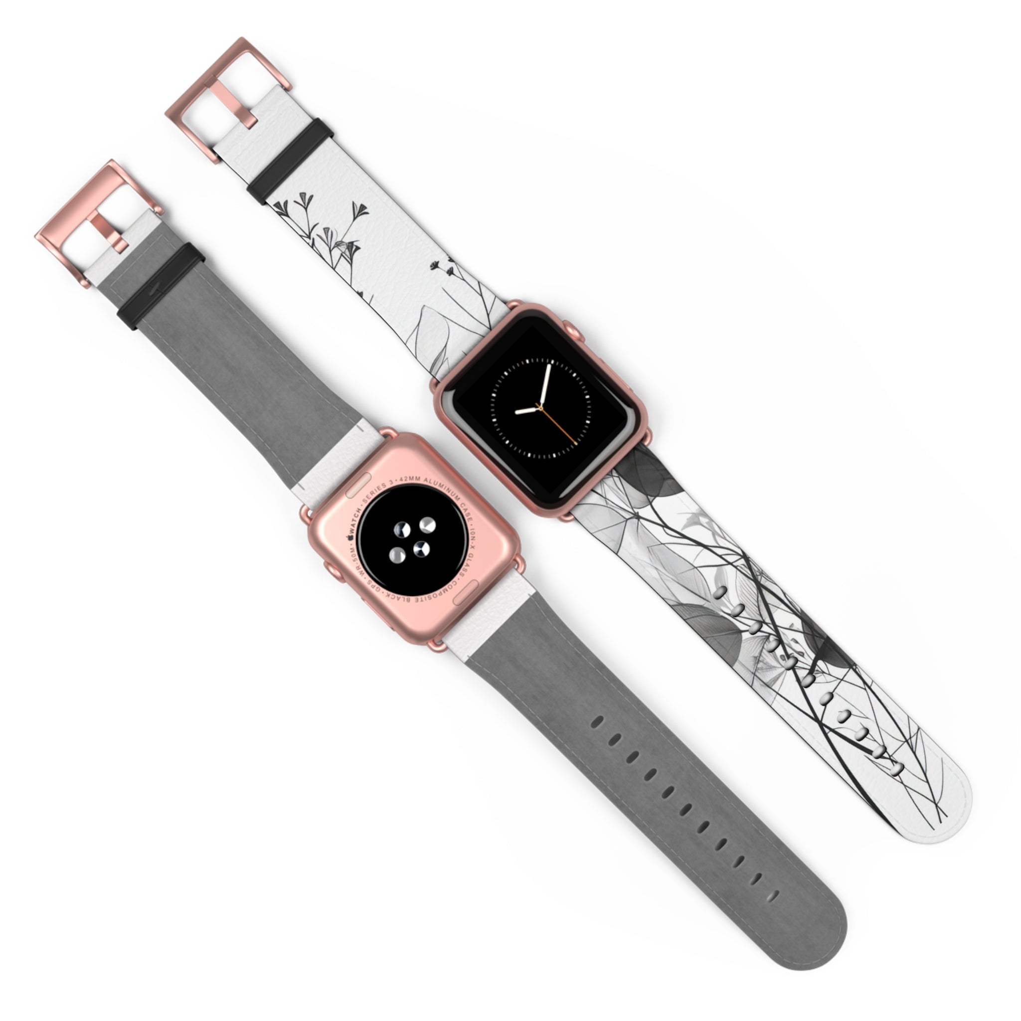 Silver Leaves - Watch Band