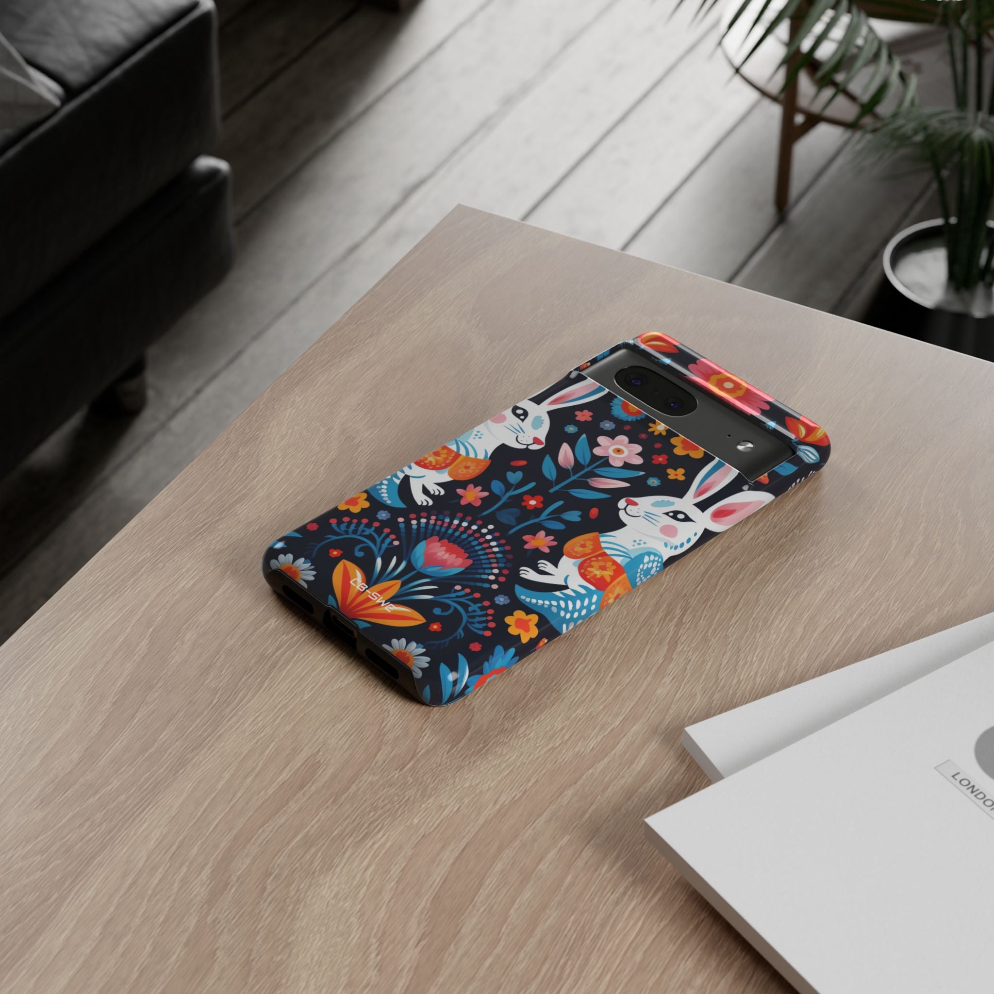 Bunnies Hop Flowers - Google Pixel Case