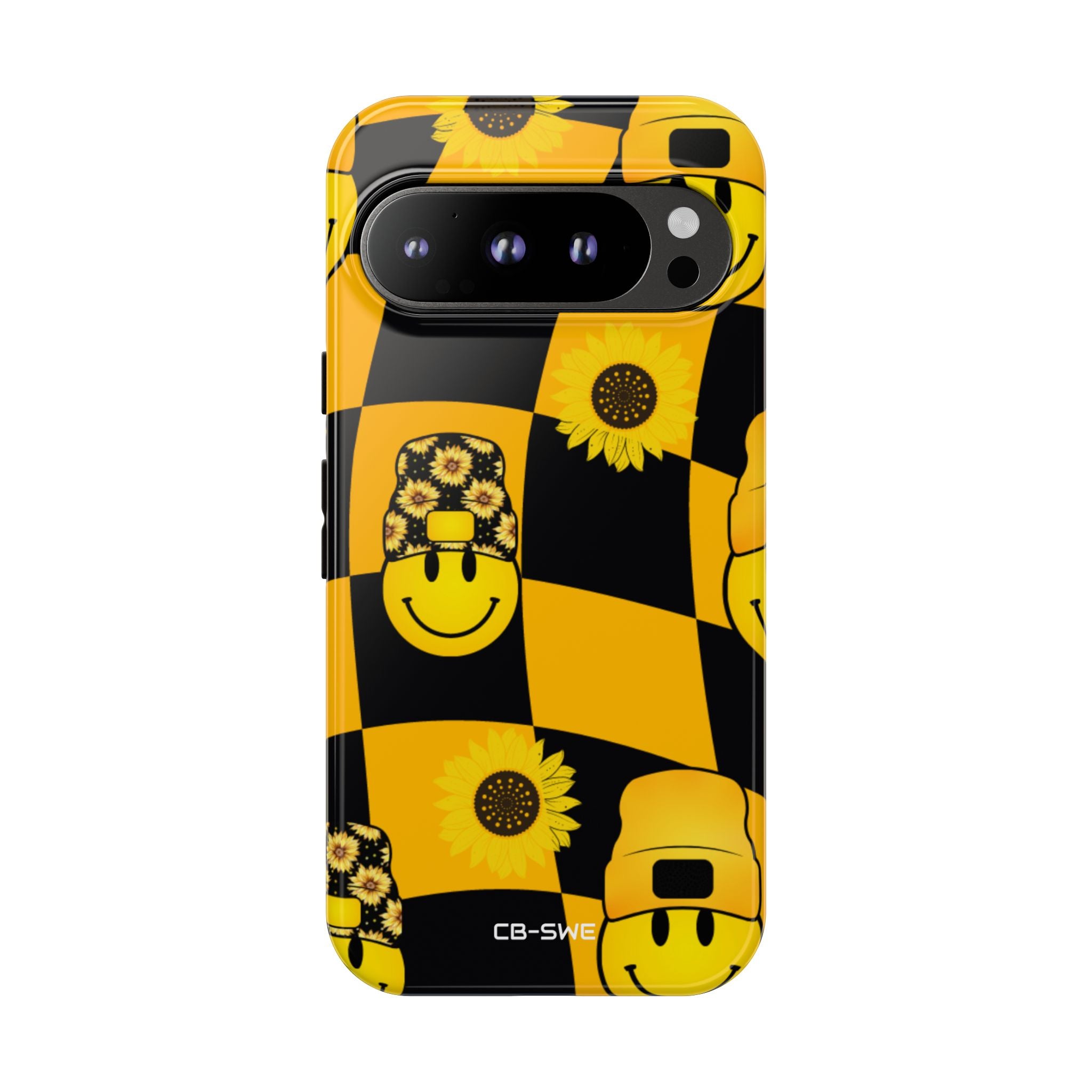 Joyful Checkered Smiles - Google Pixel Case