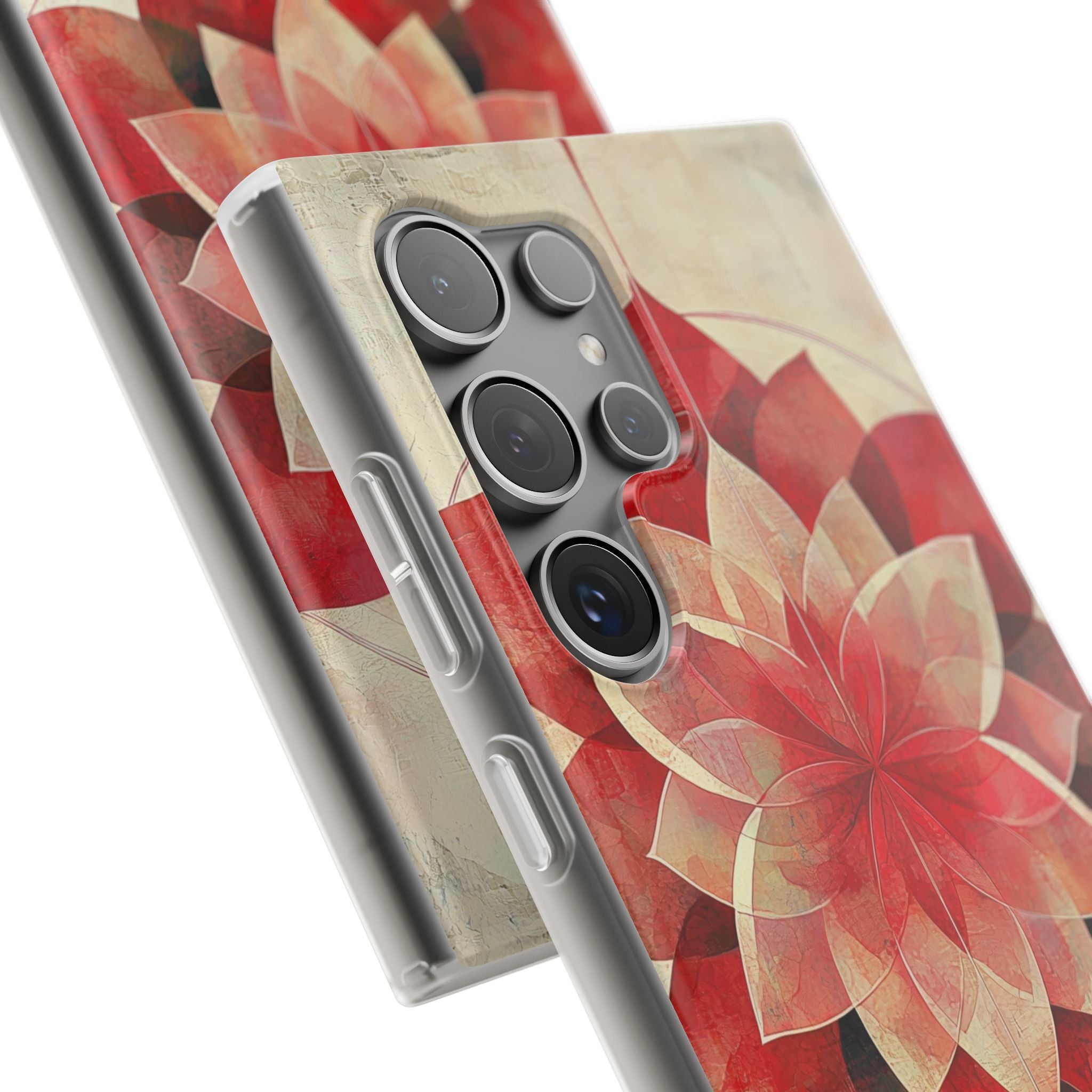 Crimson Bloom Samsung S24 Ultra Case - Soft