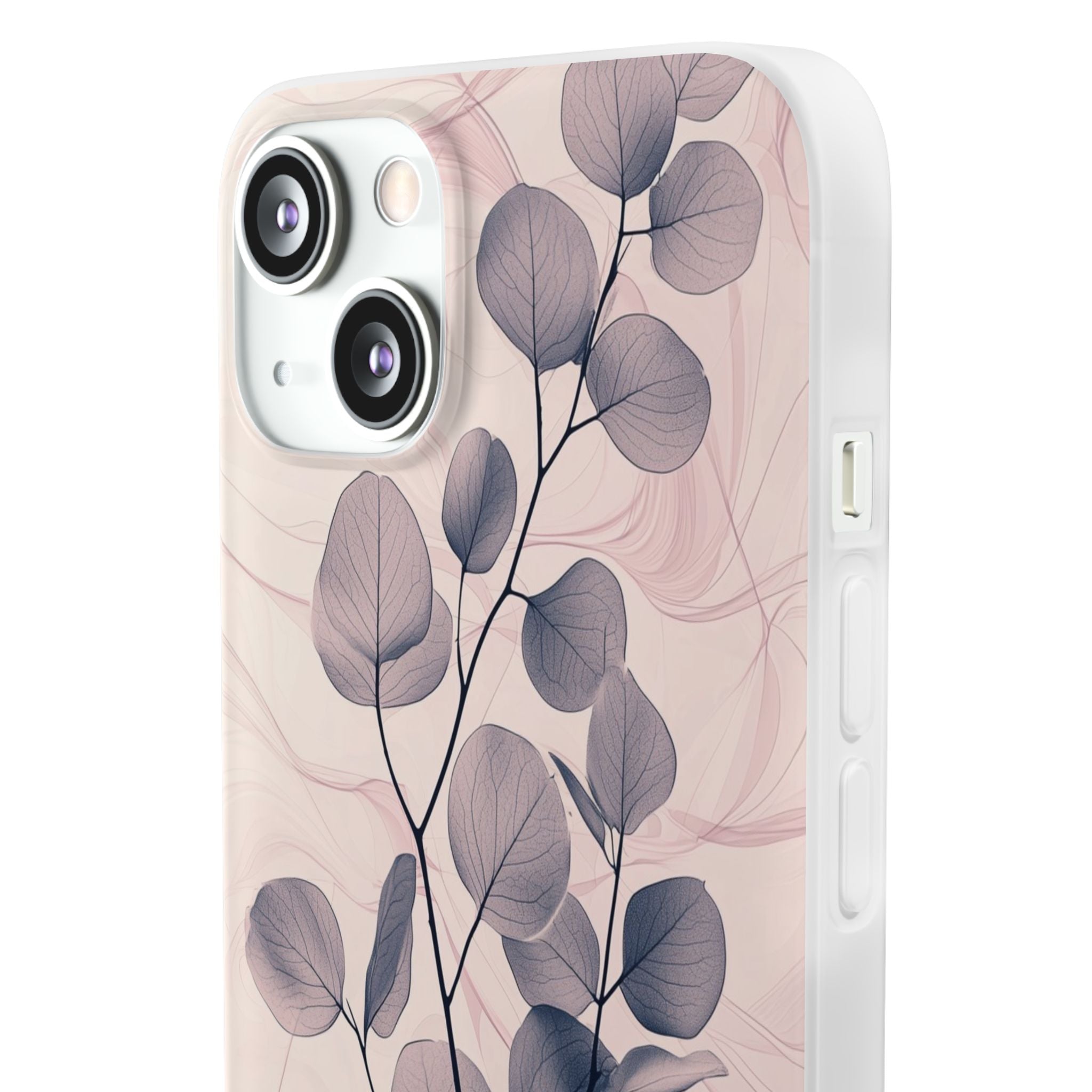 Veined Leaf Whisper iPhone 13 - Soft