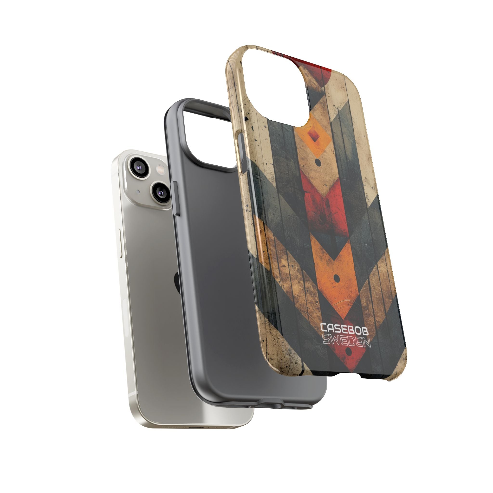 Geometric Fire Rise iPhone 14 - Tough