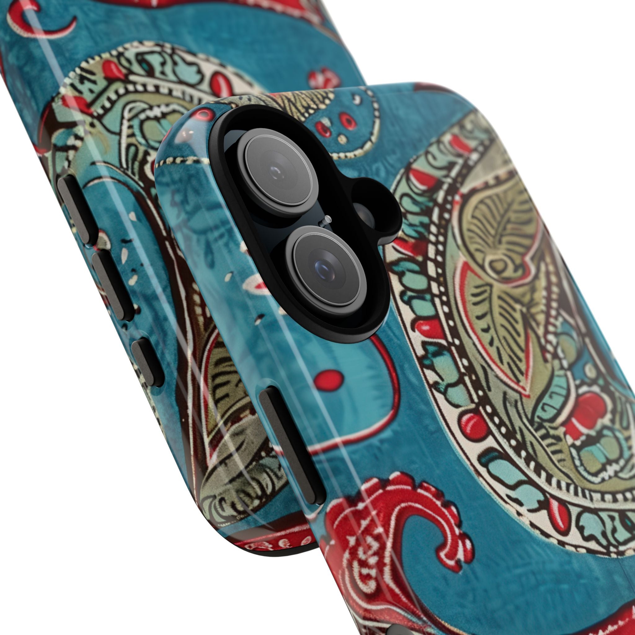 Paisley Floral Fusion iPhone 16 - Tough