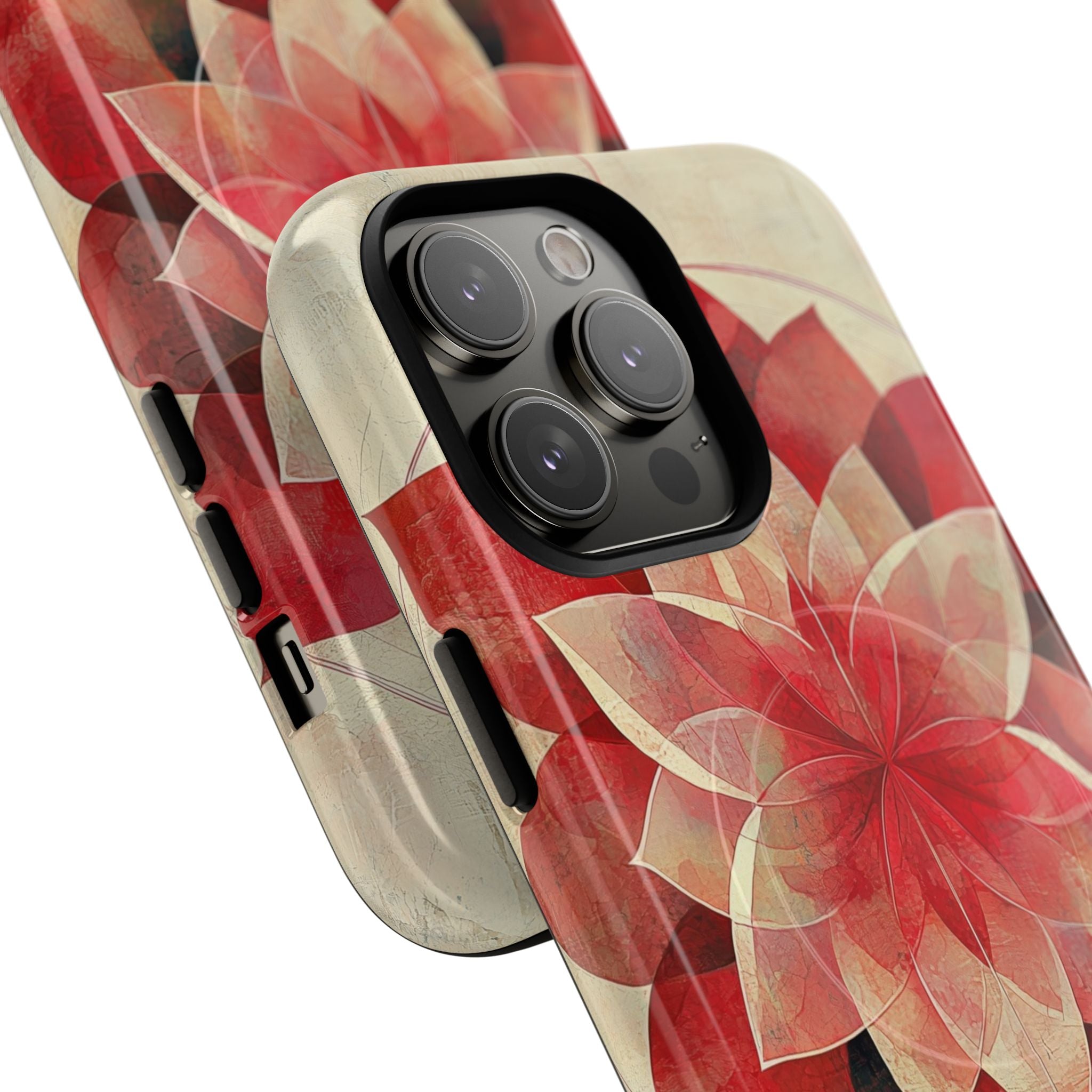 Crimson Bloom iPhone 14 Pro Max Case - Tough+