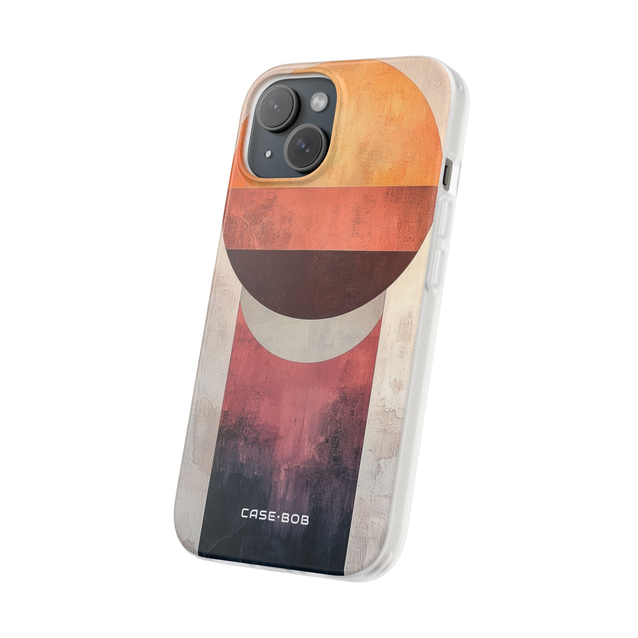 Sunset Orb iPhone 15 Case - Soft