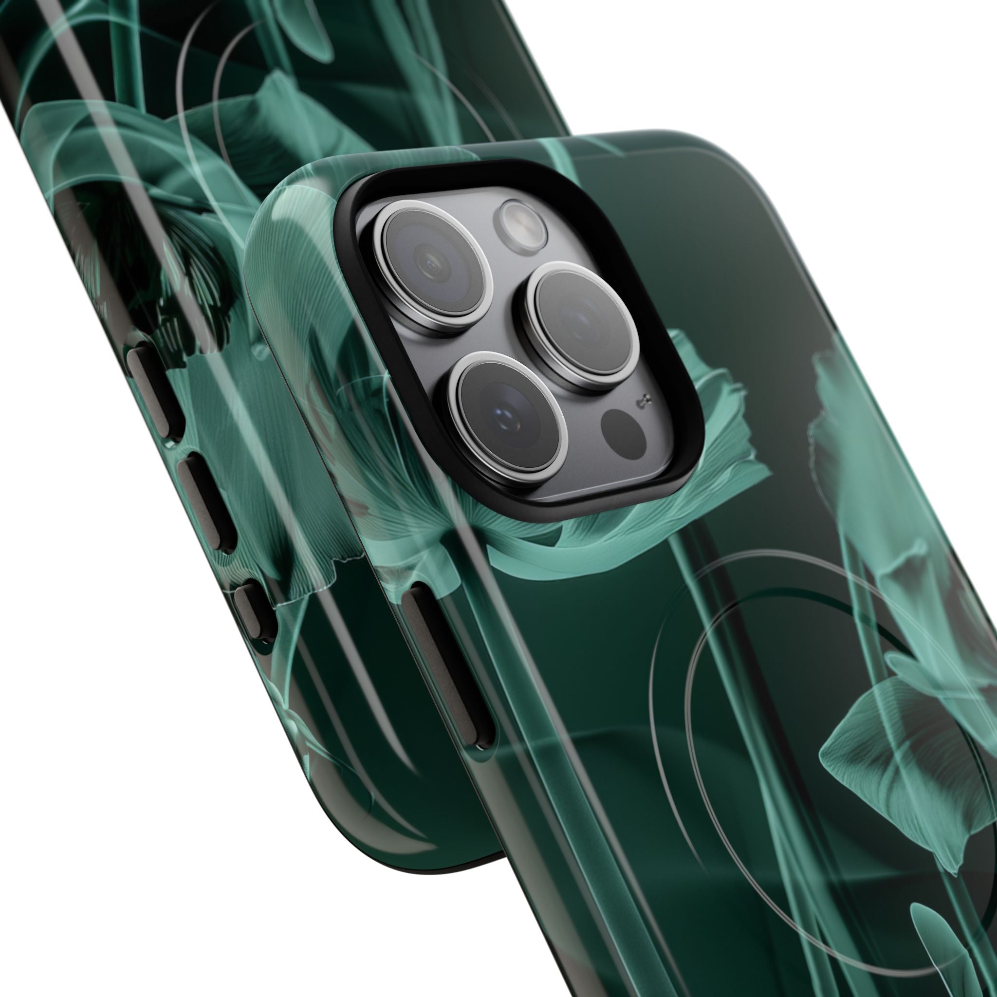 Teal Bloom Radiance iPhone 15 - Tough+