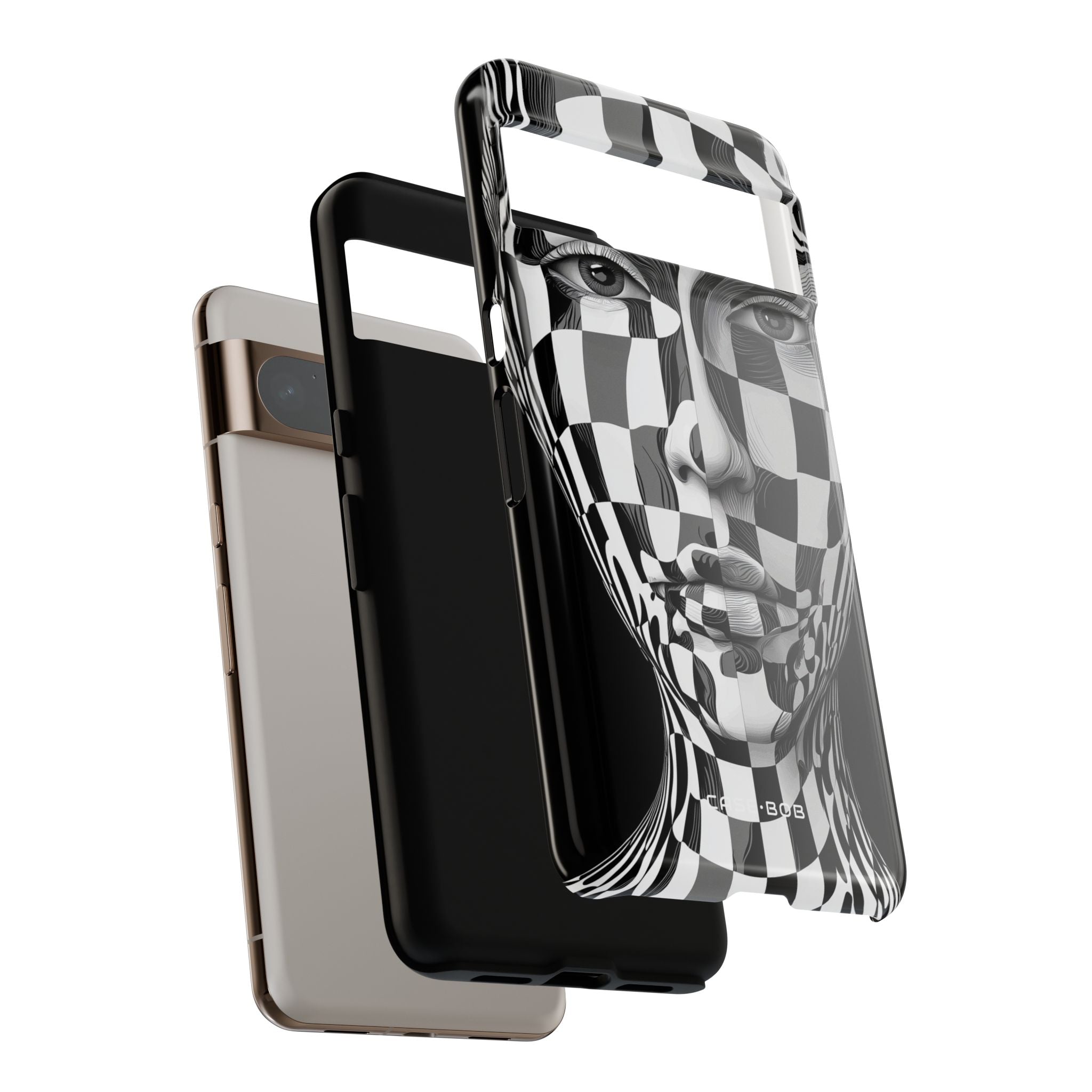 Checkered Face Google Pixel 8 Pro Case - Tough