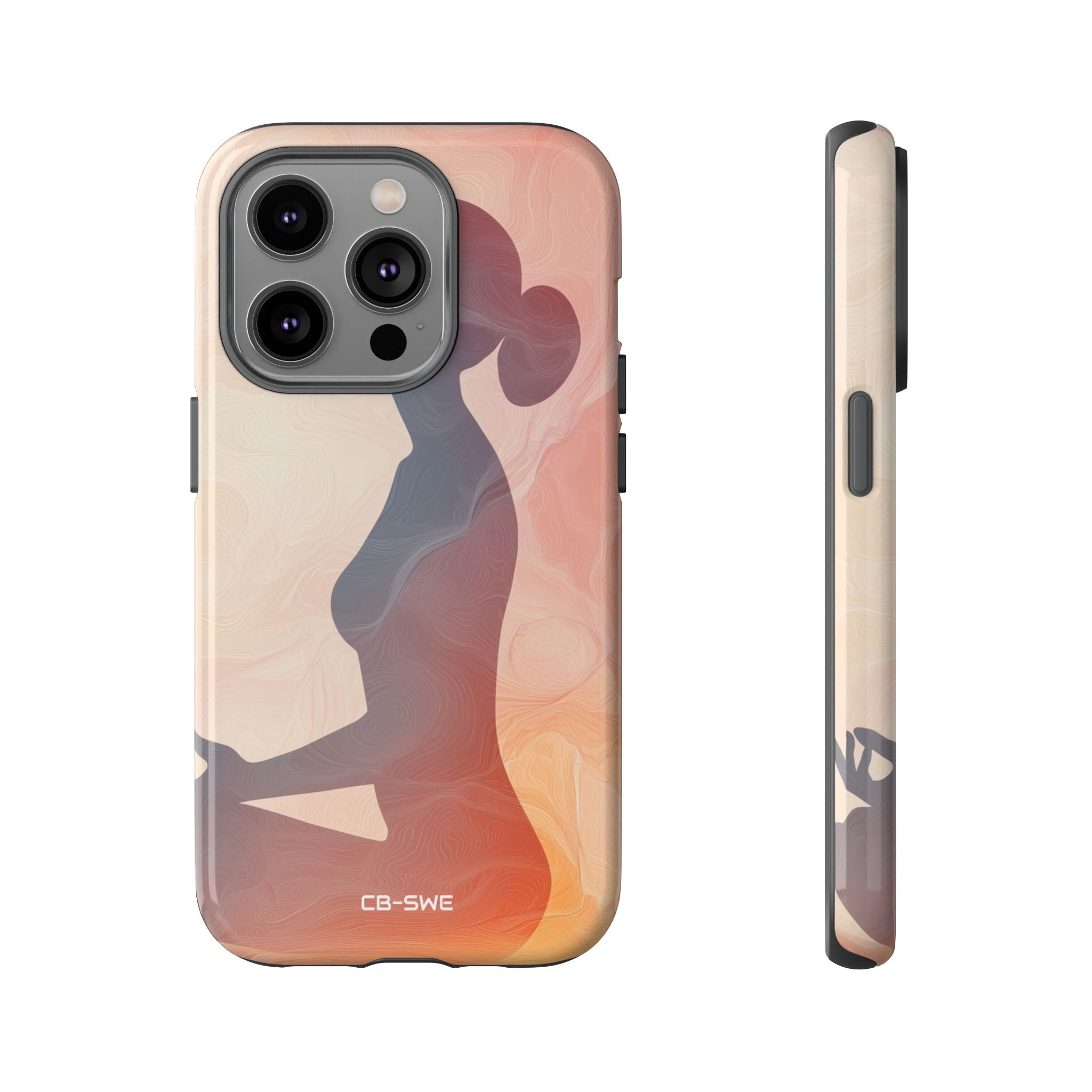 Meditator Embraces Flow - iPhone Case