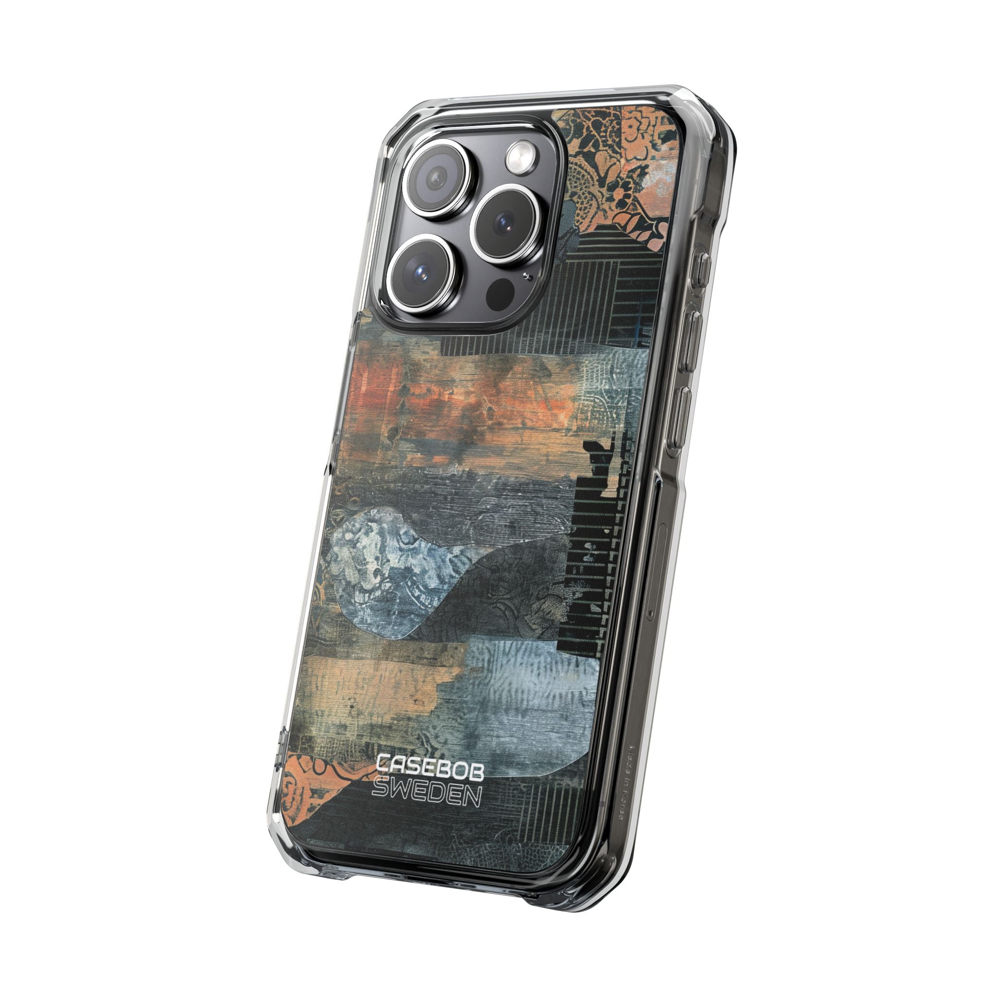 Rust Bloom Tangle iPhone 15 - Impact Clear+