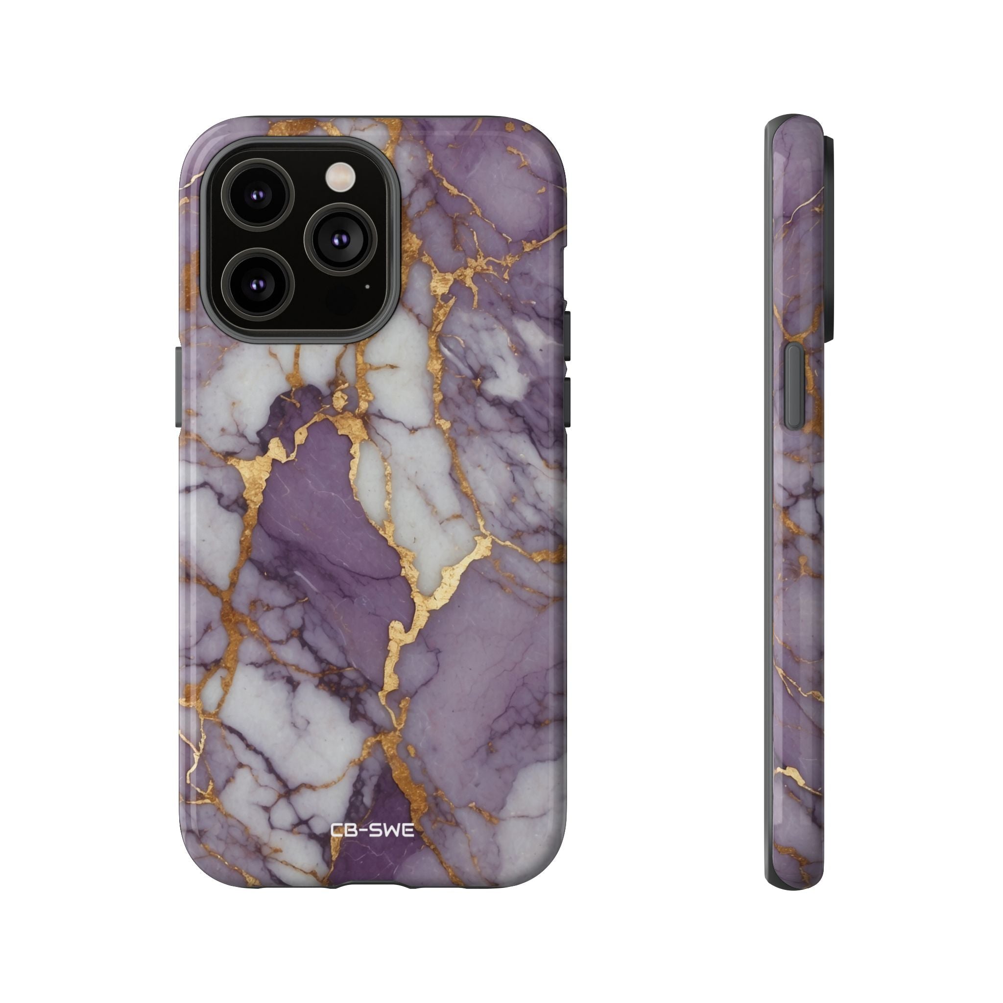 Lavender Veins Flow - iPhone Case