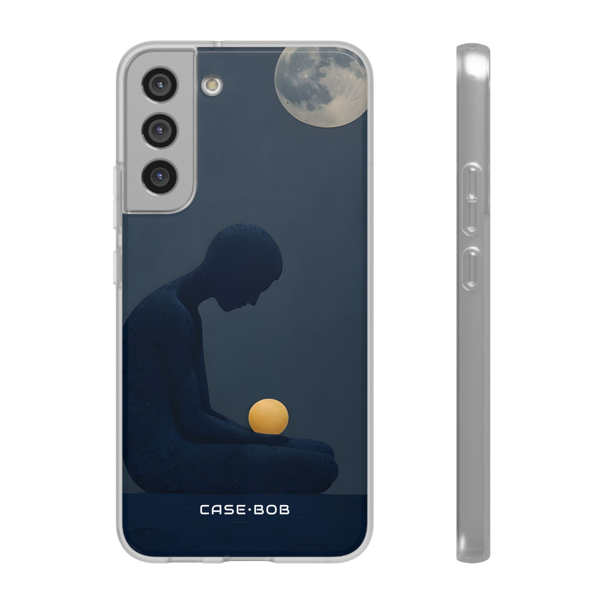 Moonlit Contemplation Samsung S22 Plus Case - Soft